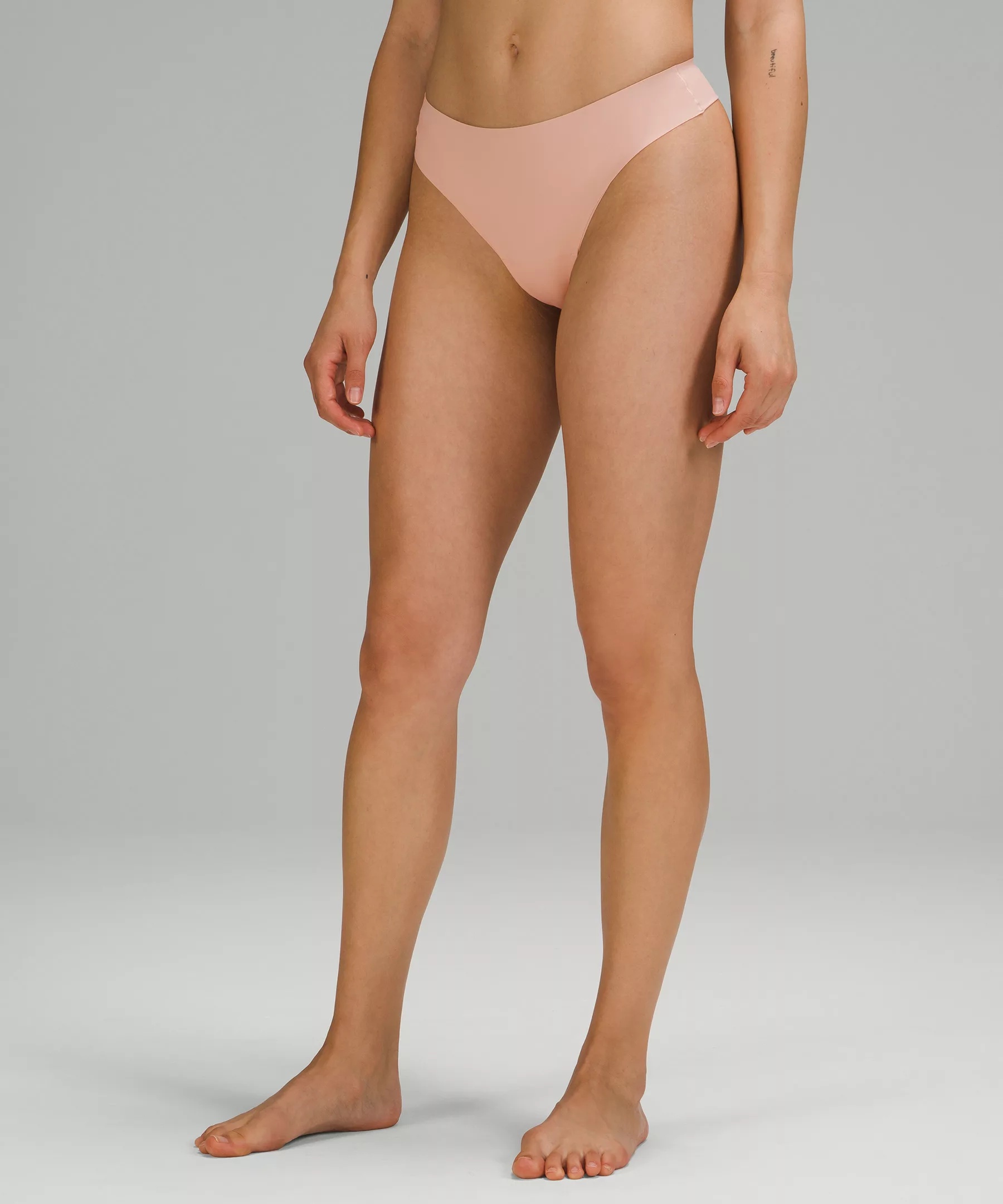 InvisiWear Mid-Rise Thong Underwear - 1