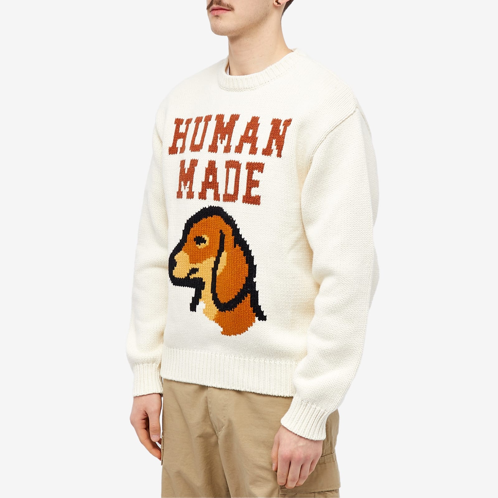 Human Made Human Made Dachs Knit Sweater | REVERSIBLE