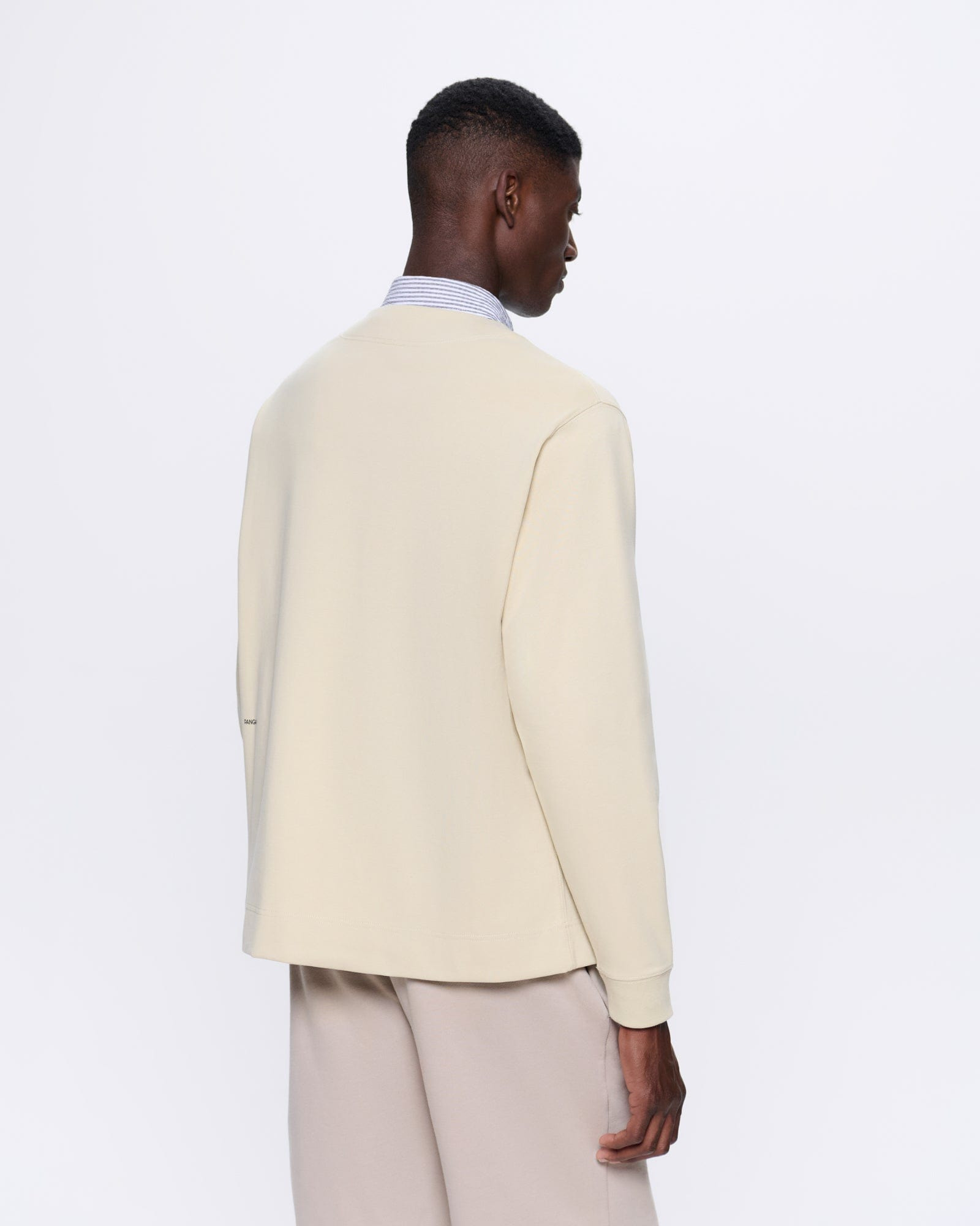 Mens DNA Double Jersey Liner Jacket - Maitake Beige - 5