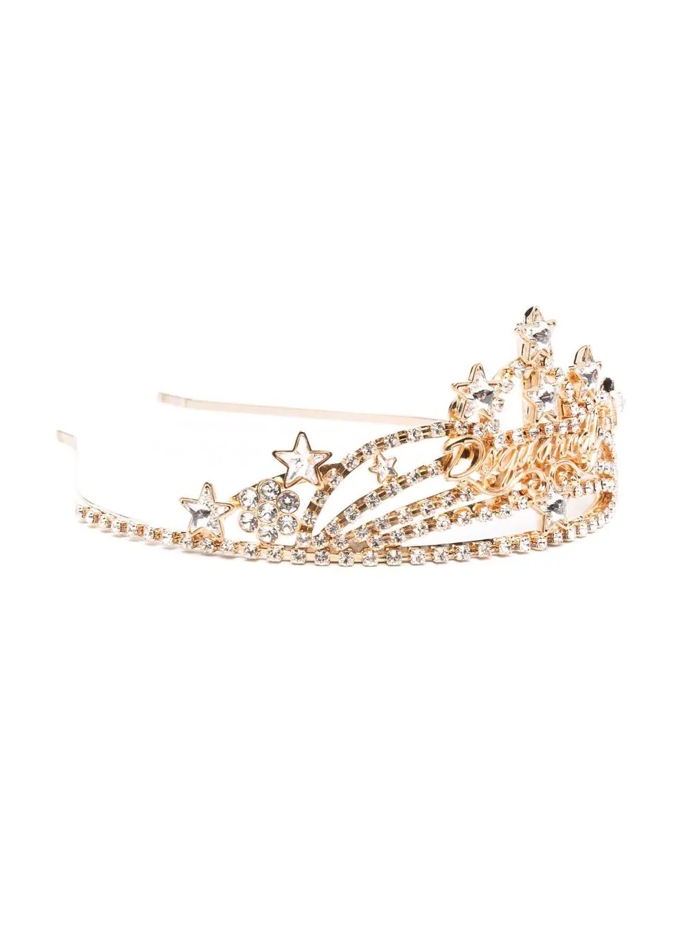 logo-embellished tiara - 2