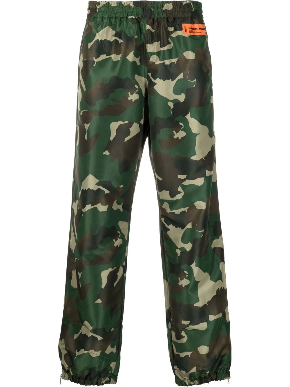 Camo logo-patch track-pants - 1