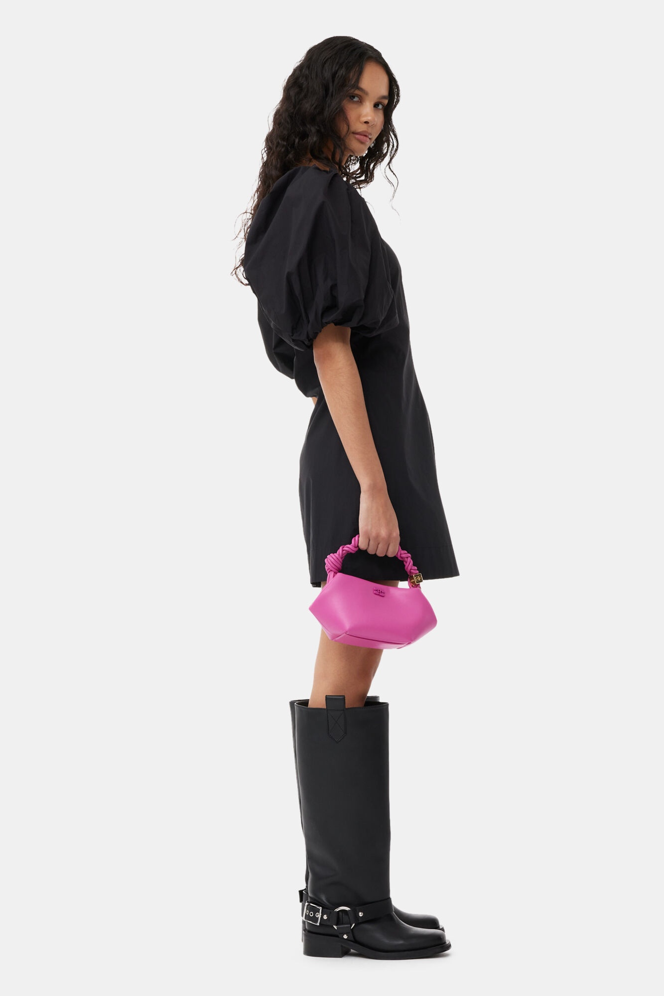 PINK MINI GANNI BOU BAG - 3