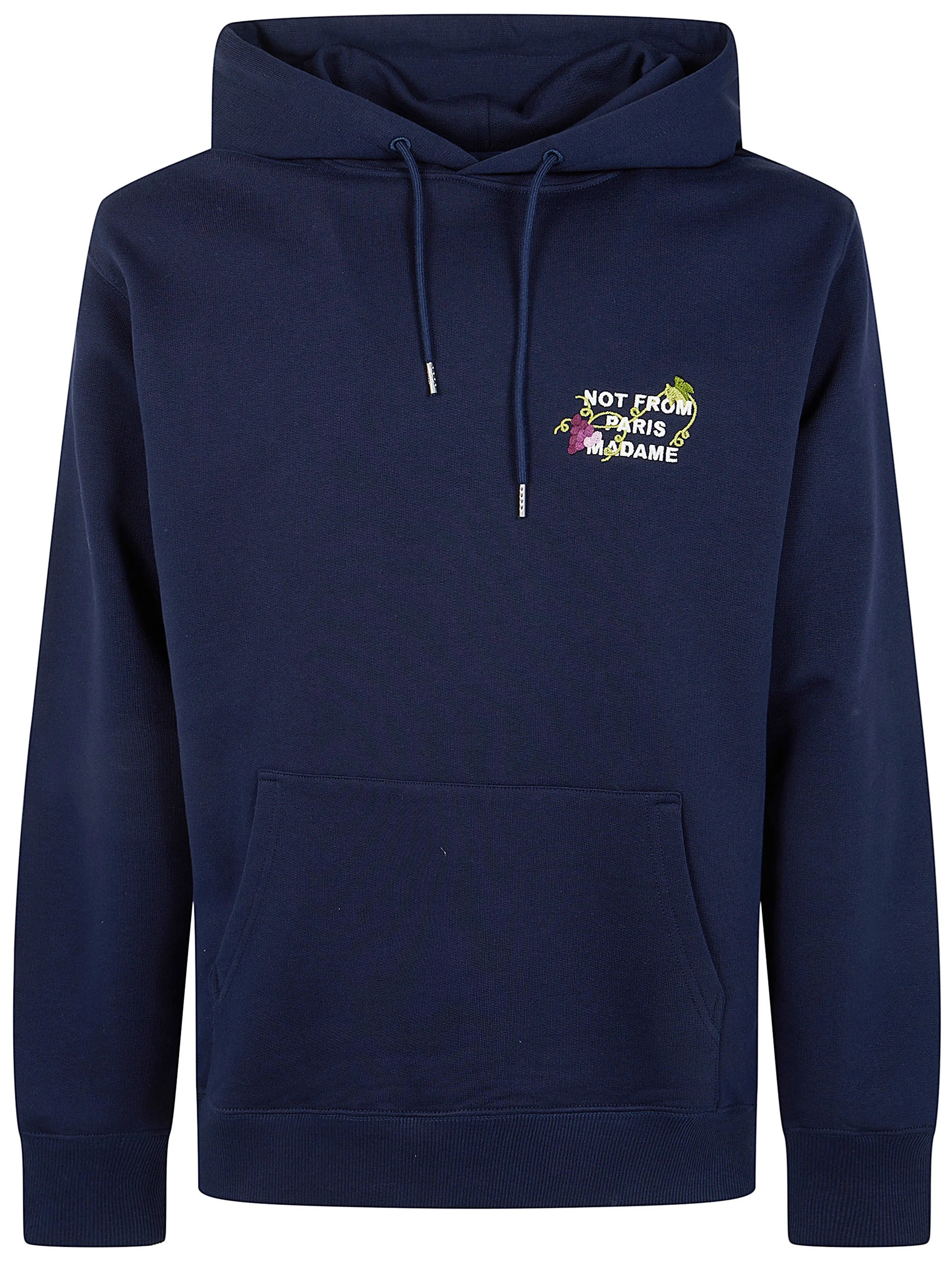 Felpa Con Cappuccio "Vine Embroidered Slogan" - 1