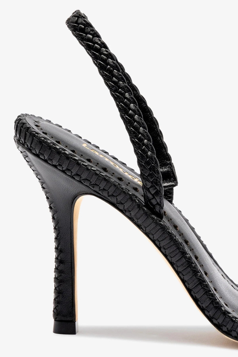 Annie Sandal In Black Leather 4