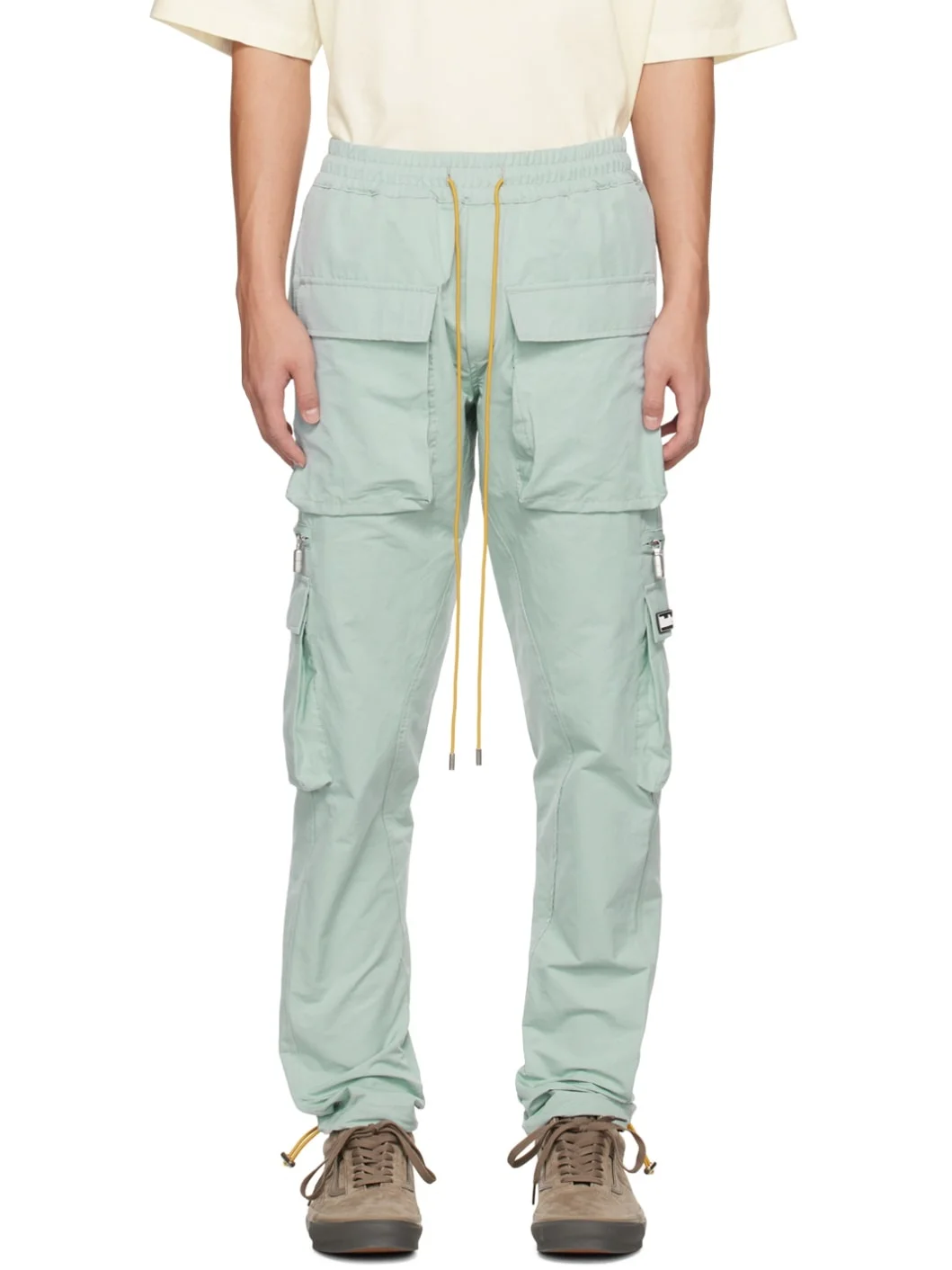 Blue Classic Cargo Pants - 1