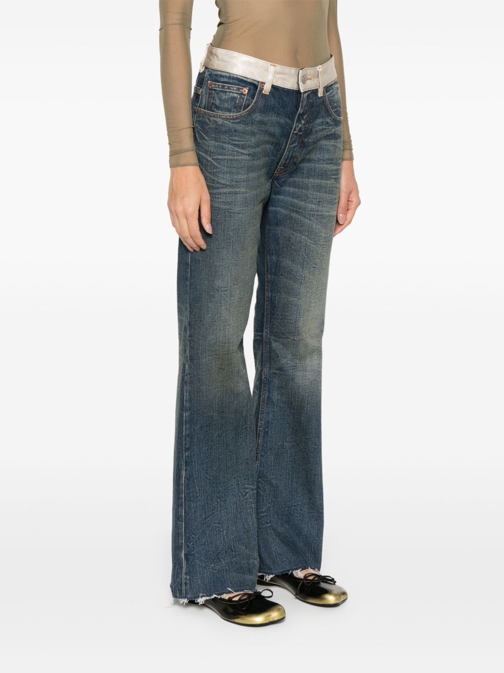 numbers-motif jeans - 3