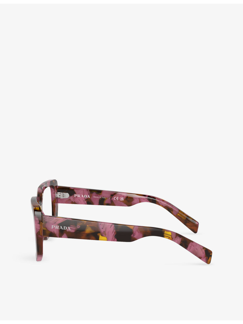 PR A04V irregular-frame tortoiseshell acetate optical glasses 3