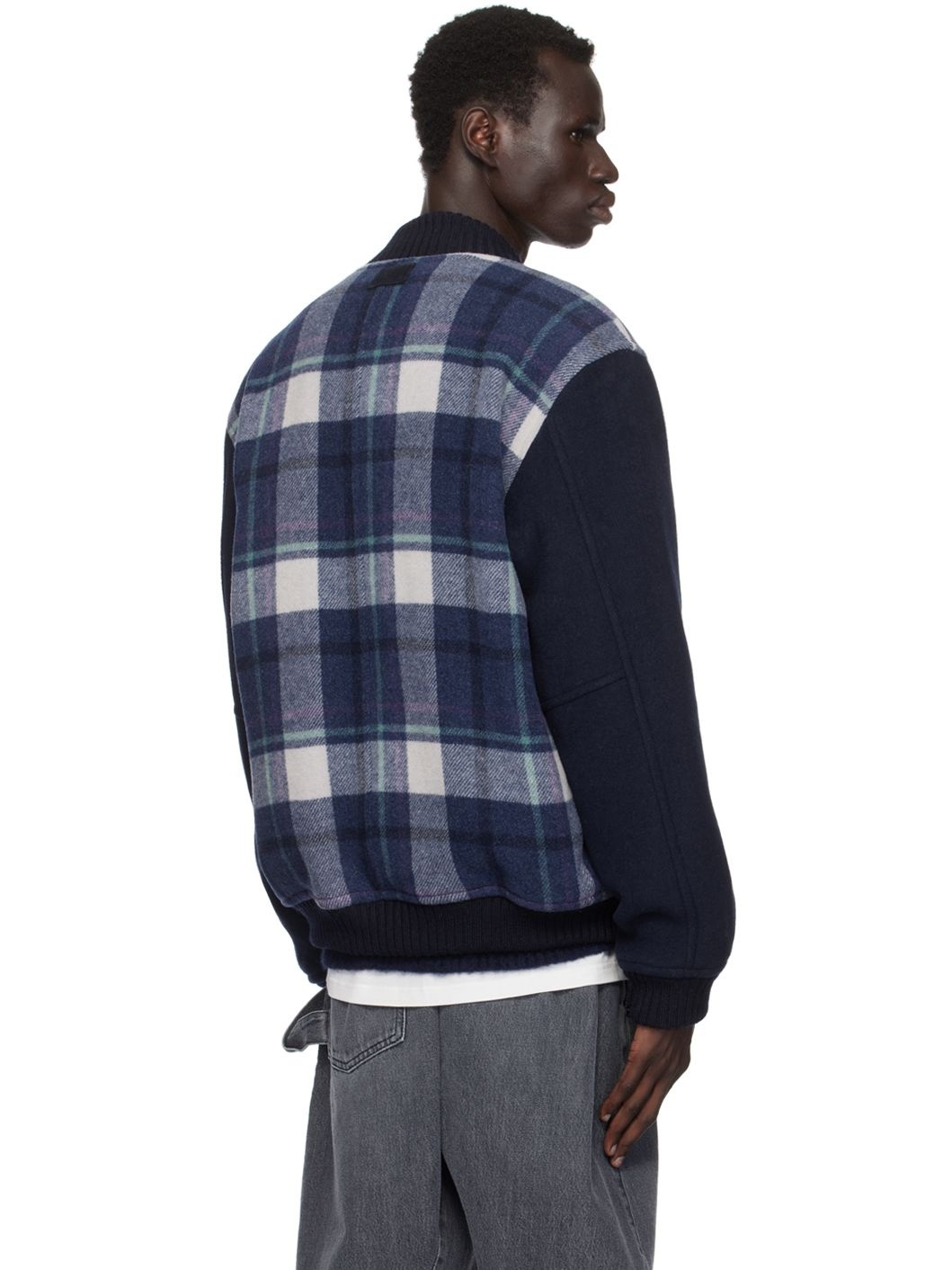 Blue Kalban Bomber Jacket - 3