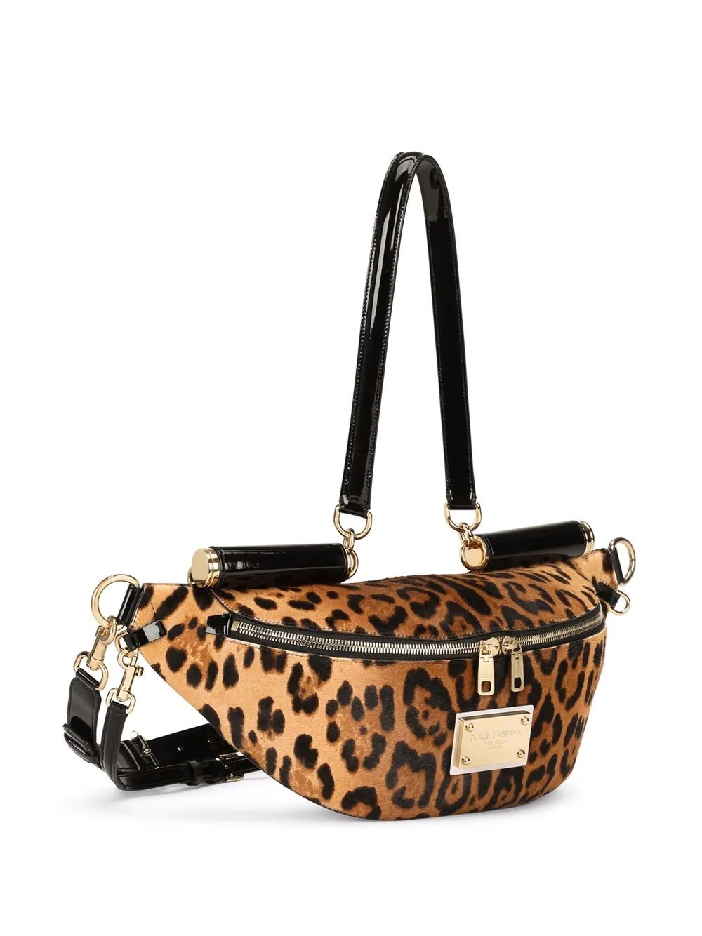 leopard-print belt bag - 3