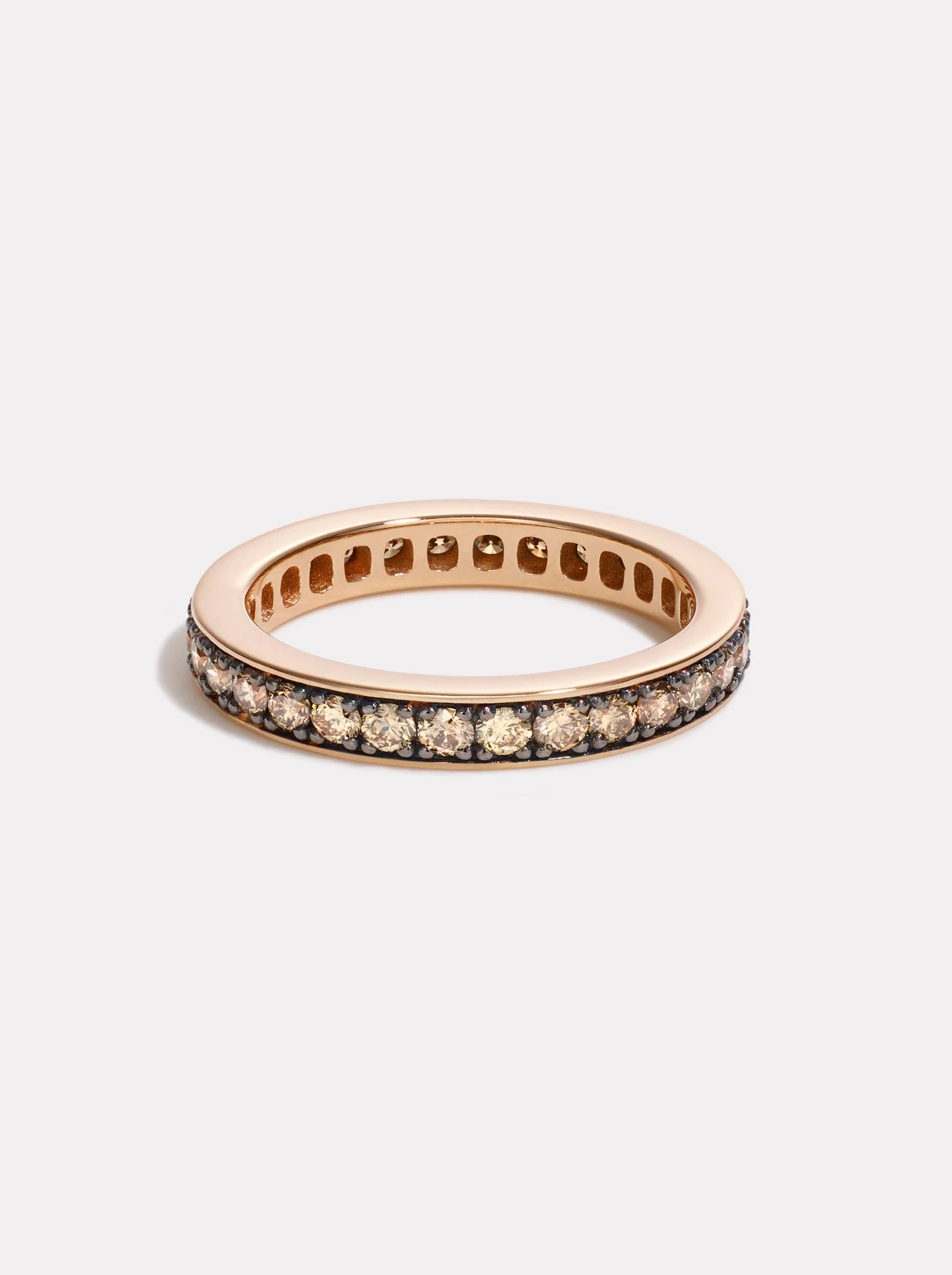 Chubby Champagne Diamond Band - 1