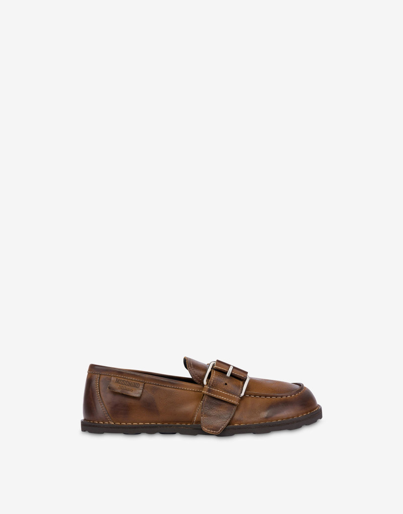 AGED CALFSKIN LOAFERS 1