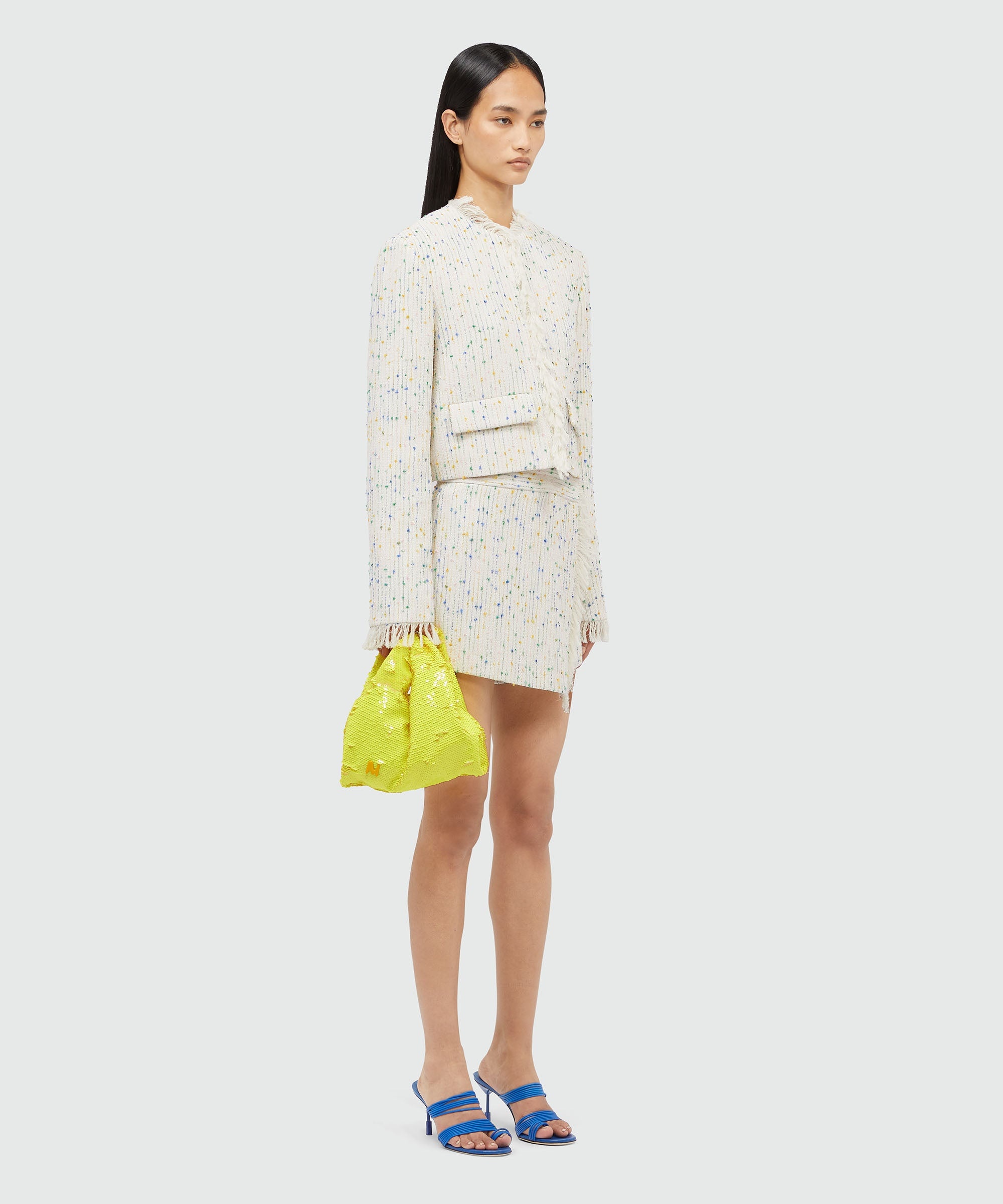 アウターその他 MSGM Woman Blazer Natural 3841MDG19257101 01 MSGM：ブレザー レディース - レッド | GIGLIO.COMオンラインの