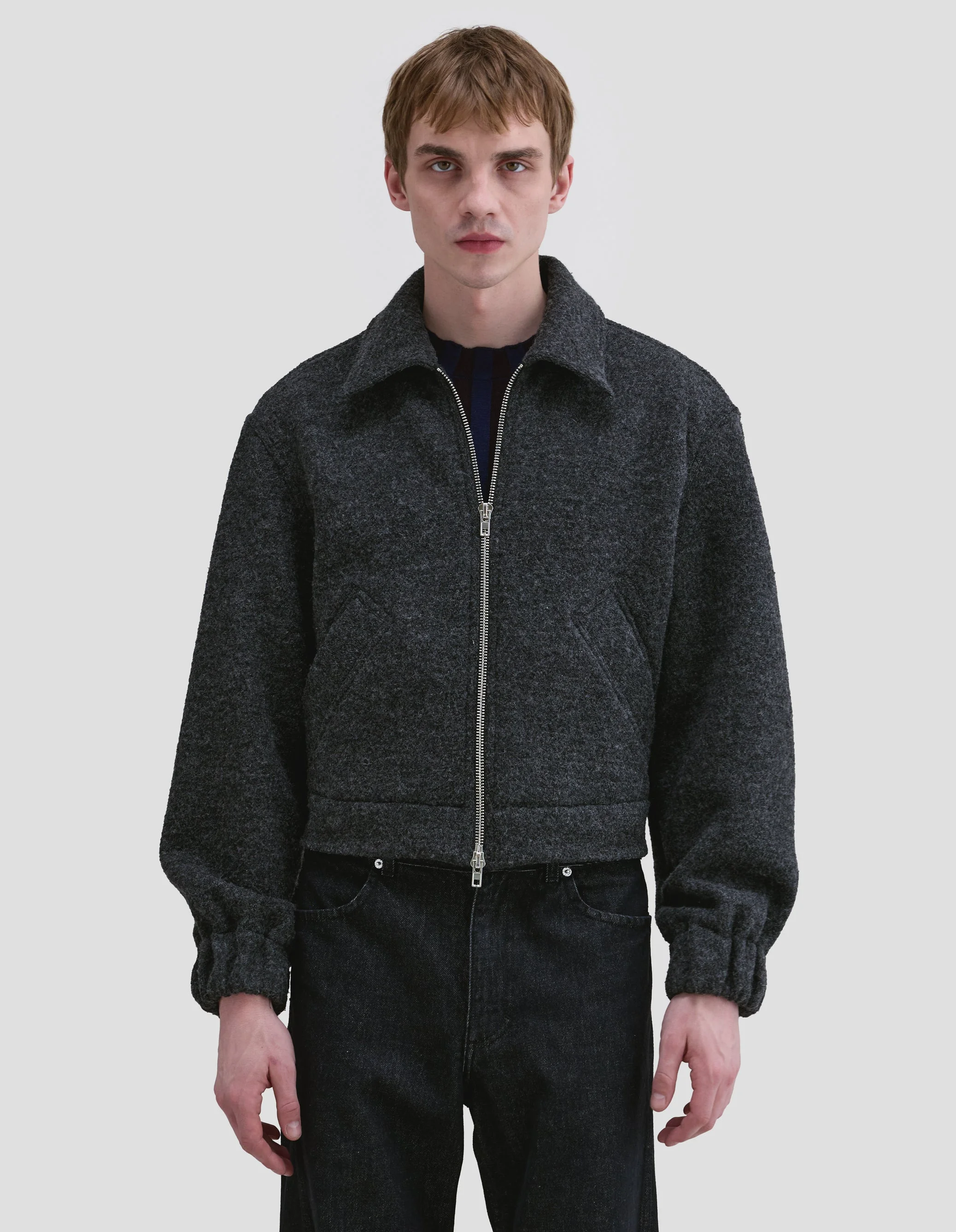 WOOLEN BOMBER - 1