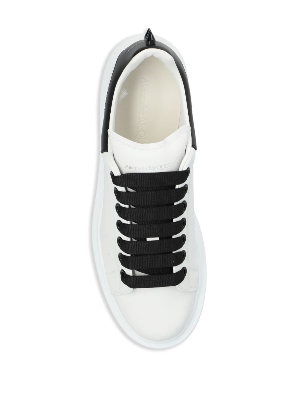 spike stud leather sneakers - 4