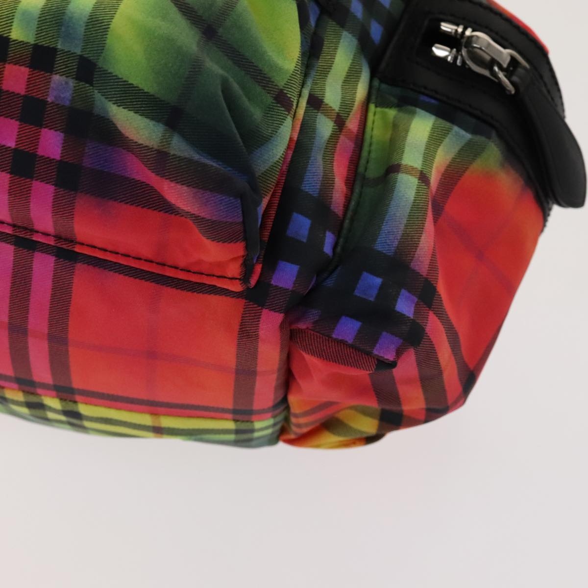 Burberry Nova Check Backpack Nylon Black Rainbow - 16