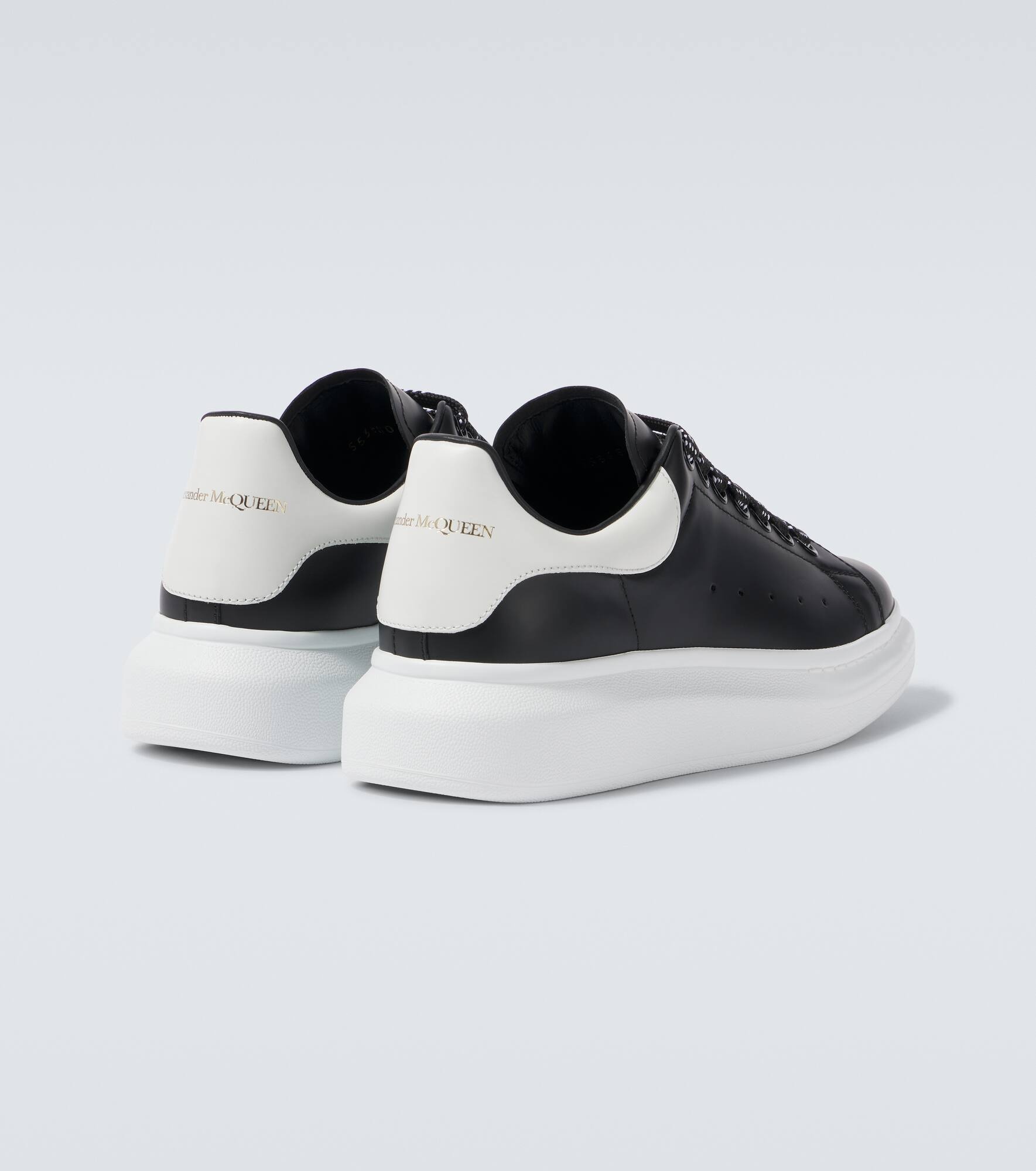 Oversized leather sneakers - 6