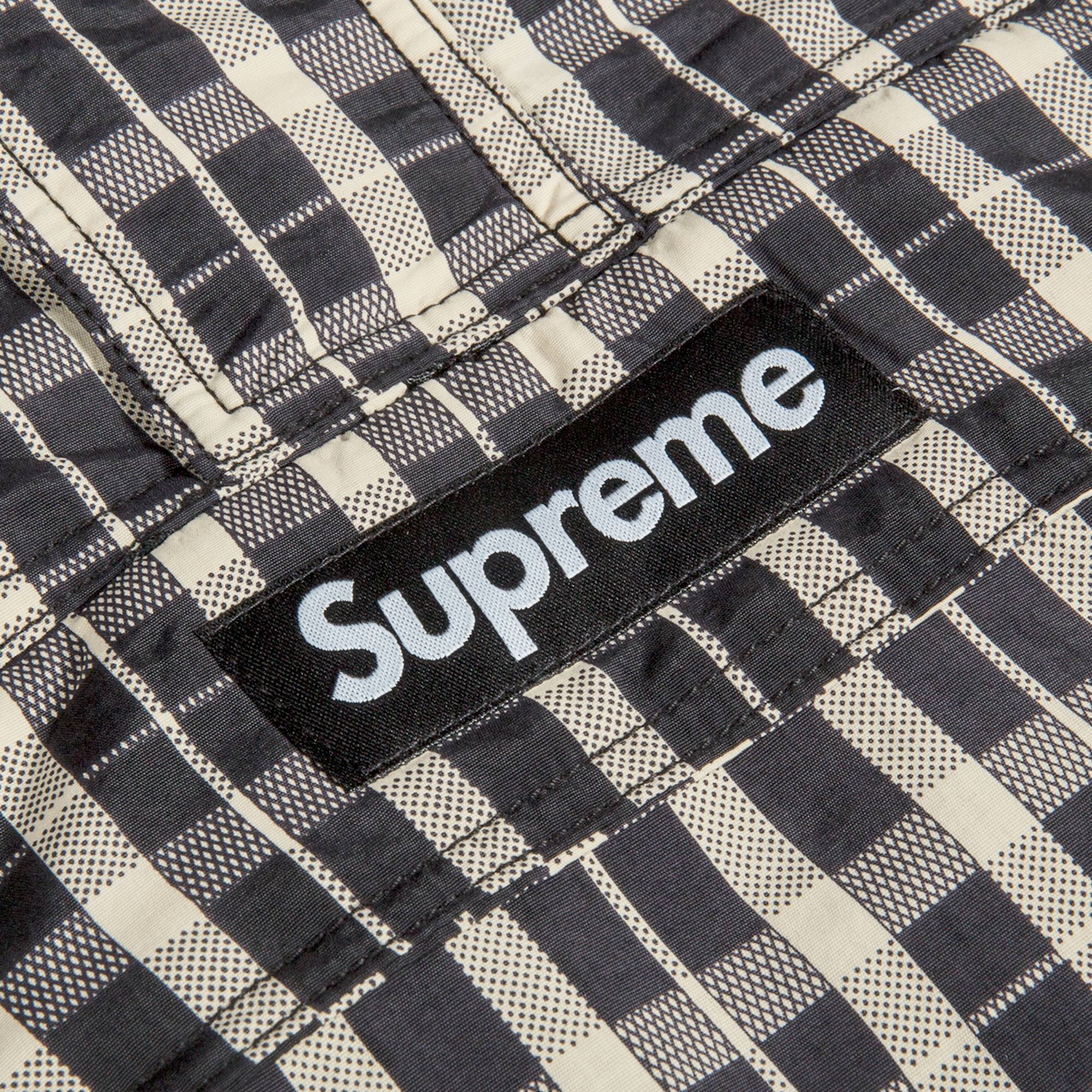 Supreme Nylon Plaid Pullover 'Tan' - 2