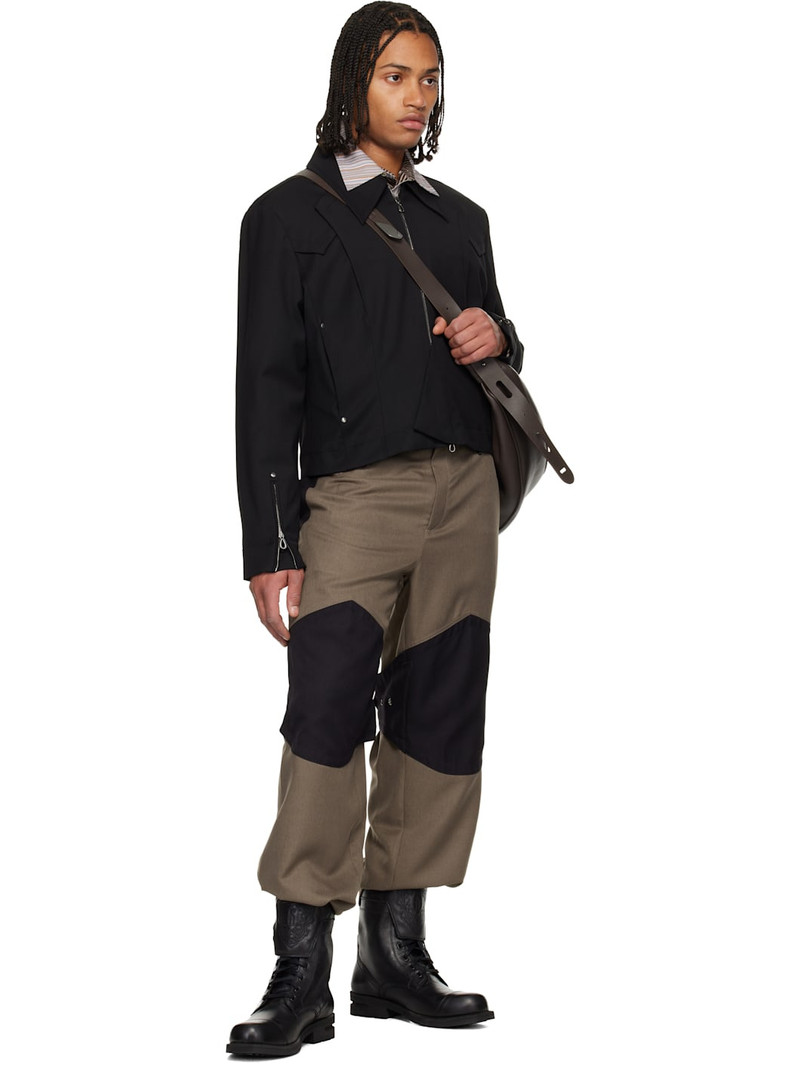 Kiko Kostadinov Brown & Black Orvos Trousers outlook
