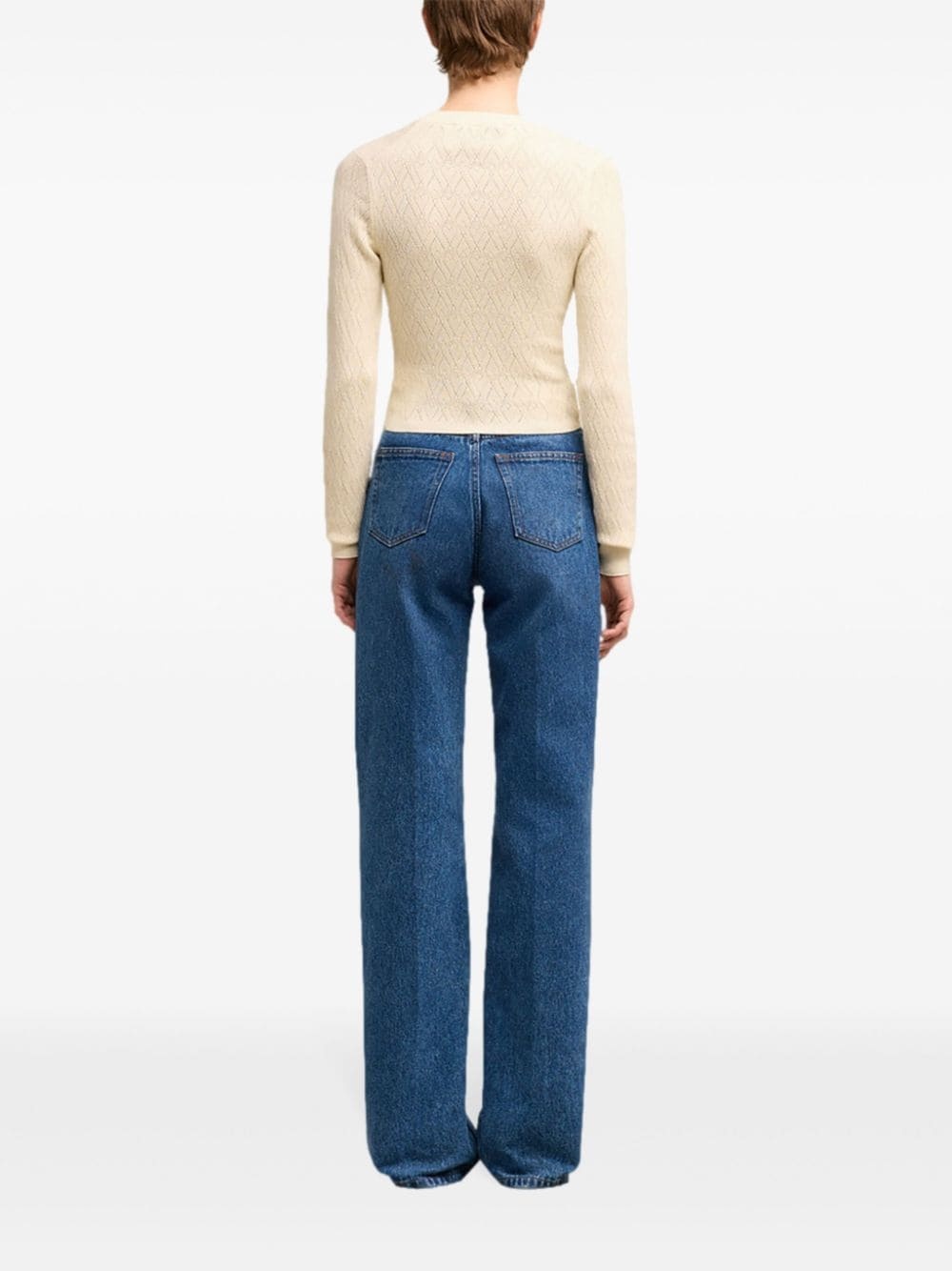 Ami de Coeur cotton-blend top - 4