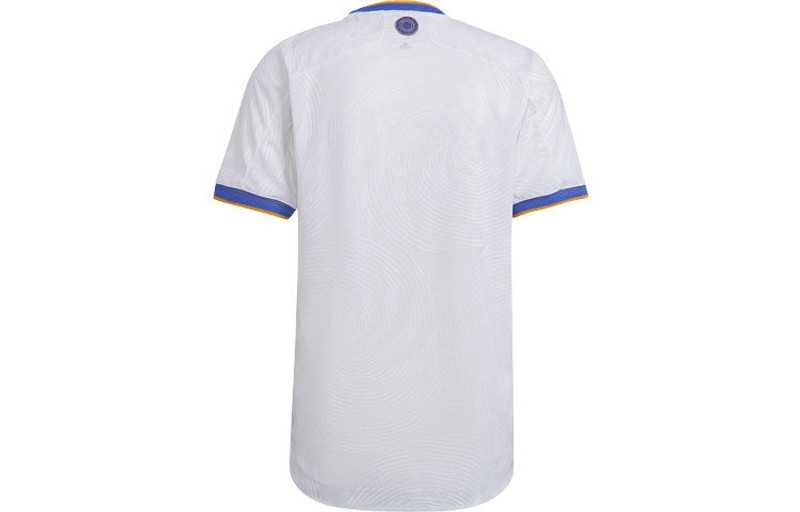 adidas adidas real Madrid 21-22 Season Player Edition Home Alphabet Logo Stripe Sports Short Sleeve Soccer/ outlook