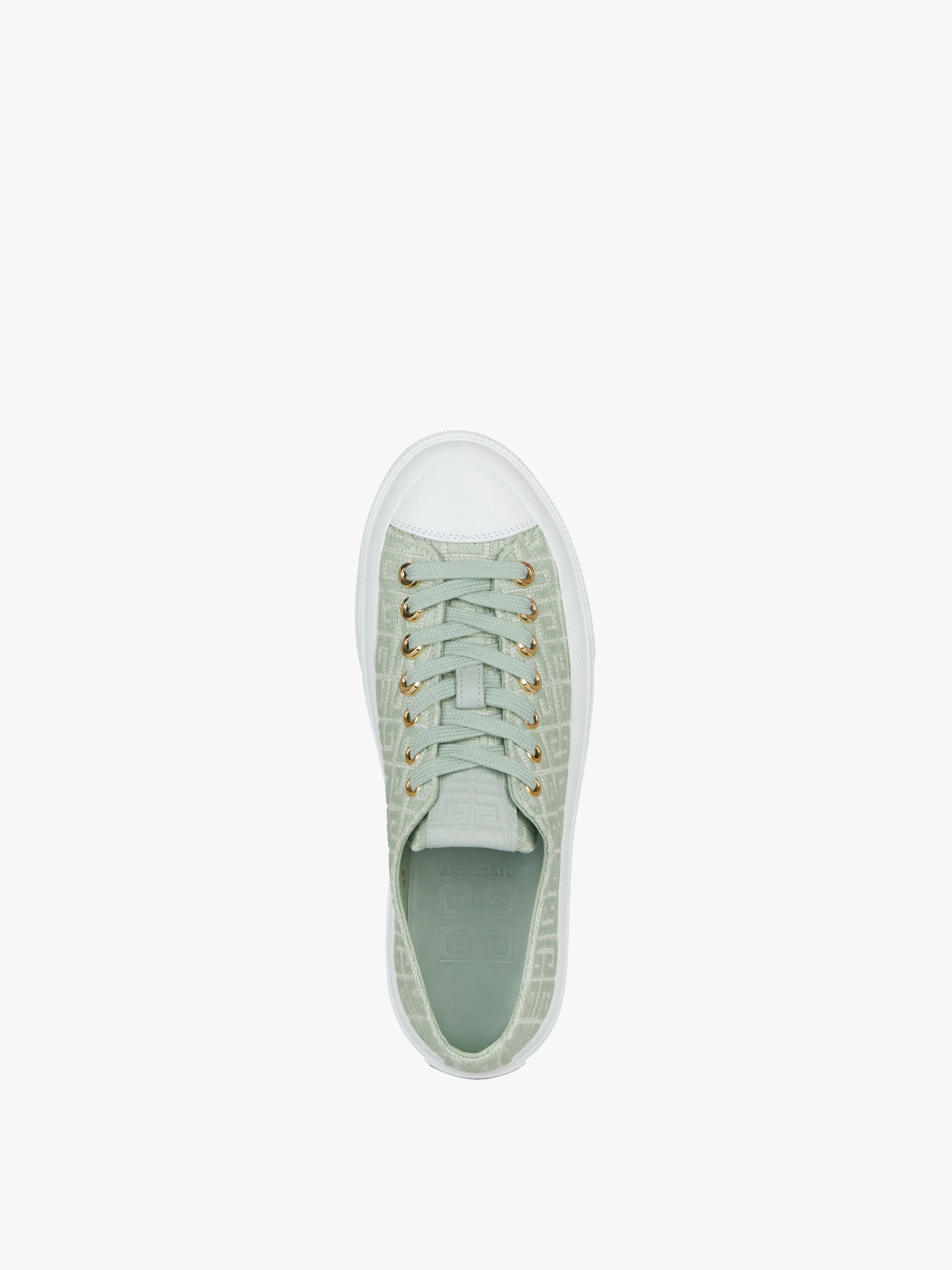 CITY SNEAKERS IN 4G EMBROIDERED CANVAS - 4
