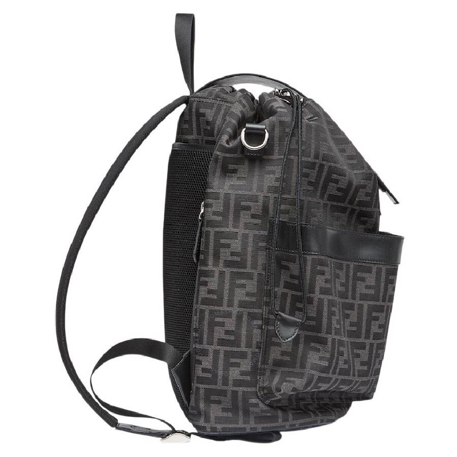 Fendi Embossed Leather Backpack - 3