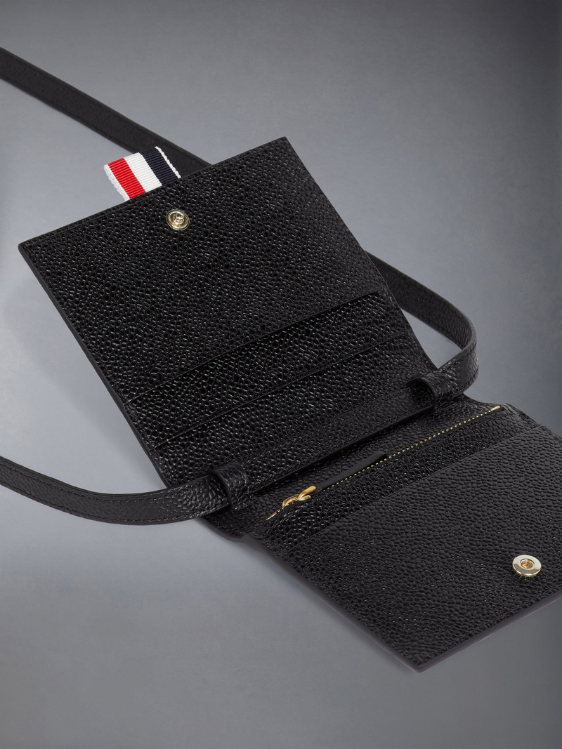 PEBBLE GRAIN SHOULDER STRAP CARDHOLDER 4