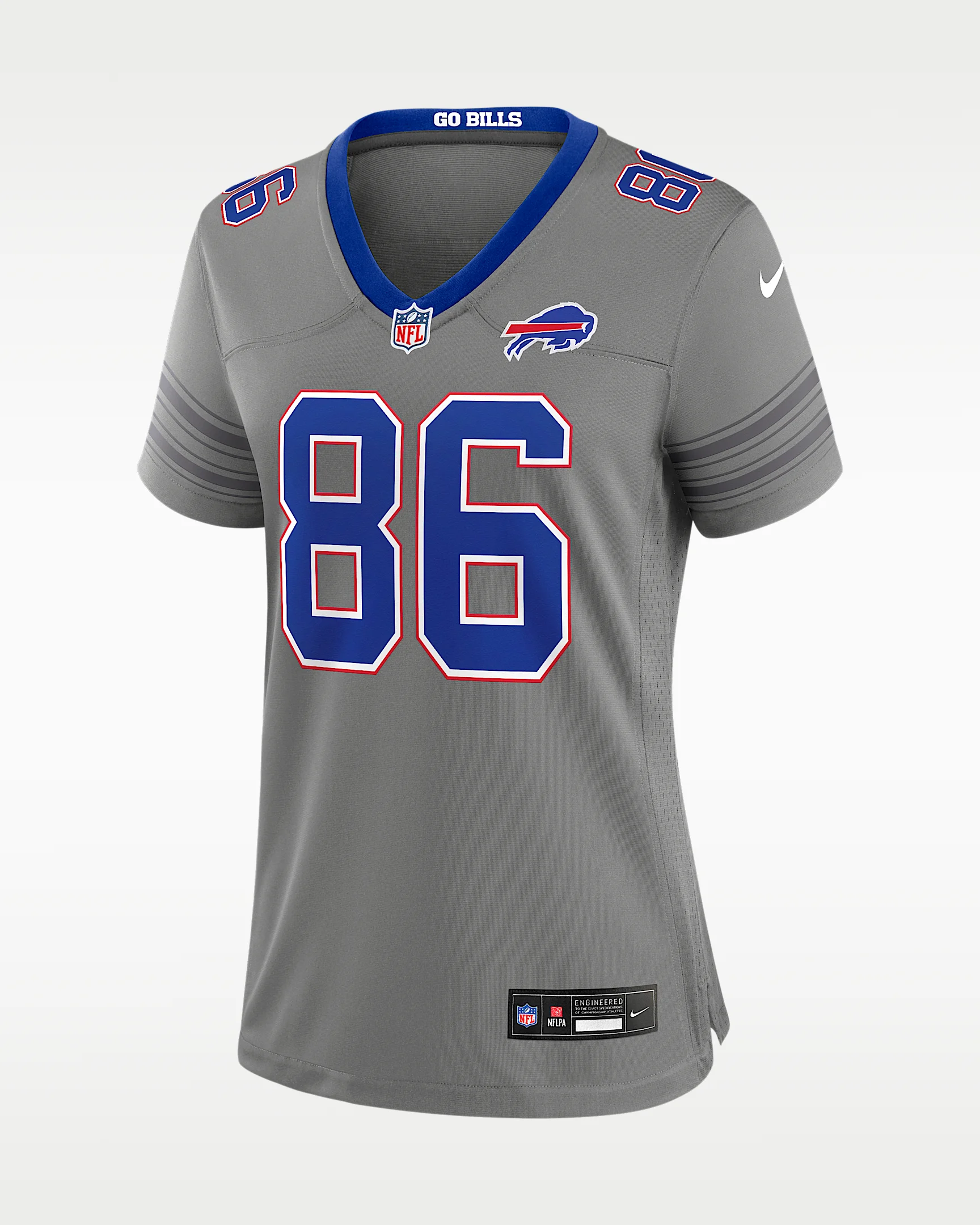 Dalton Kincaid Buffalo Bills Women's Nike NFL Game Jersey - 1