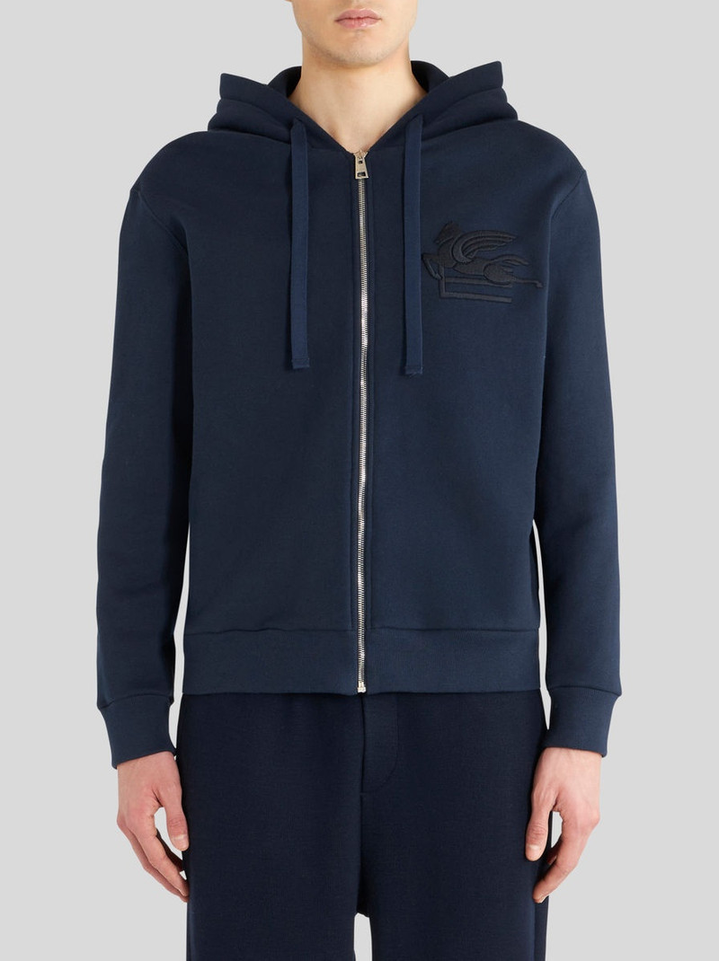 Etro HOODED SWEATSHIRT WITH LOGO outlook
