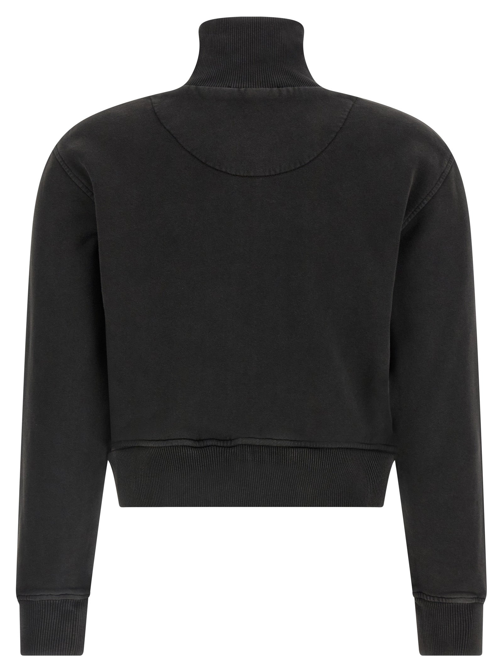 Zip Sweatshirt Black - 2