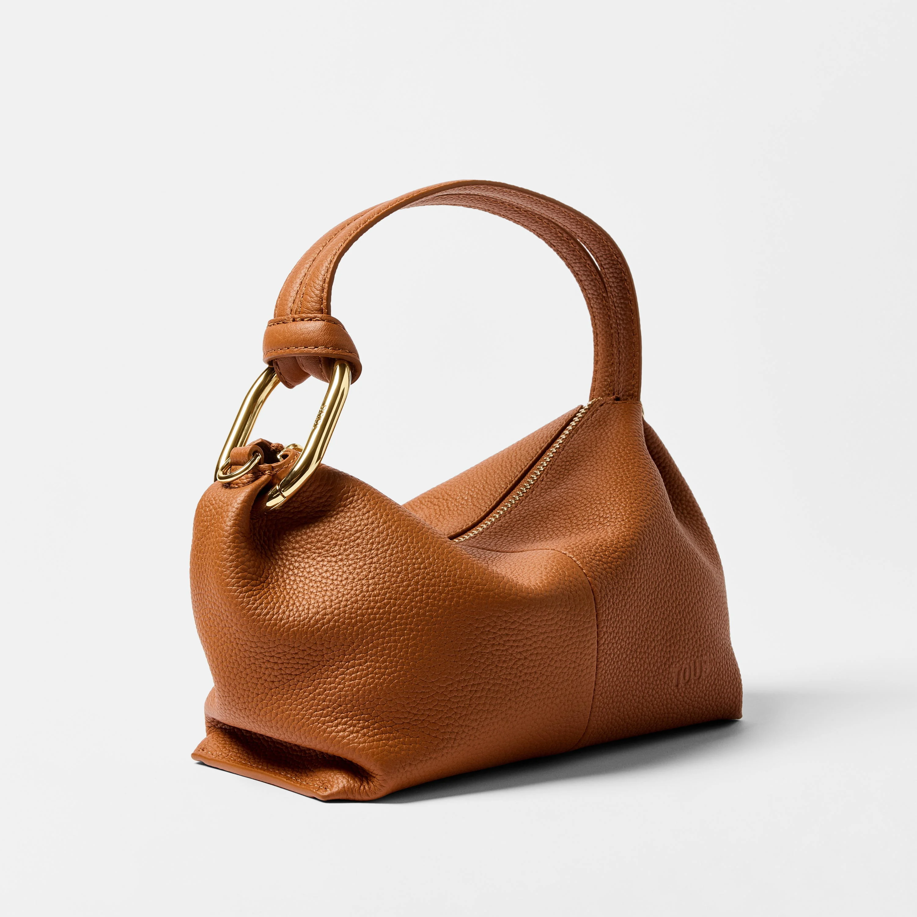 Camel-colored Crossbody leather bag TOUS Hold - 1