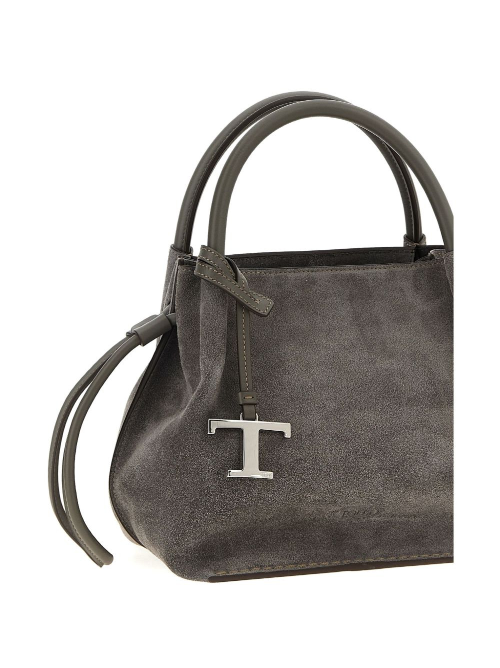 small drawstring suede tote bag - 3