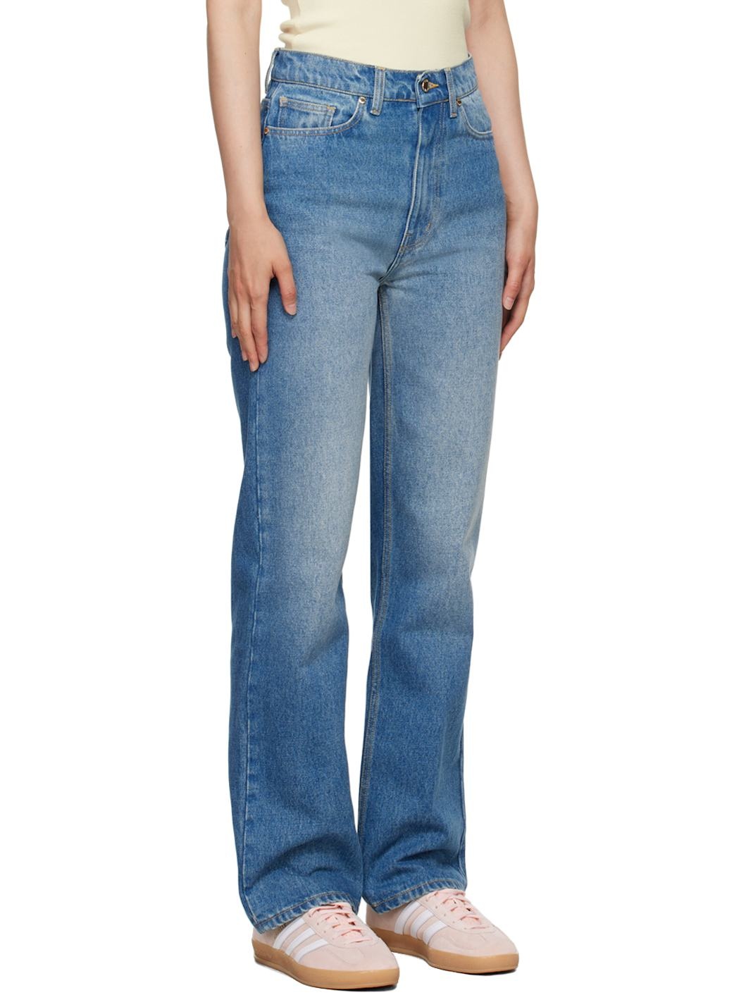 Blue 'Tennis Club' Jeans - 2