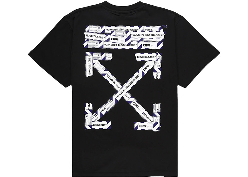 Off-White OFF-WHITE Oversized Fit Airport Tape T-Shirt Black/Multicolor outlook