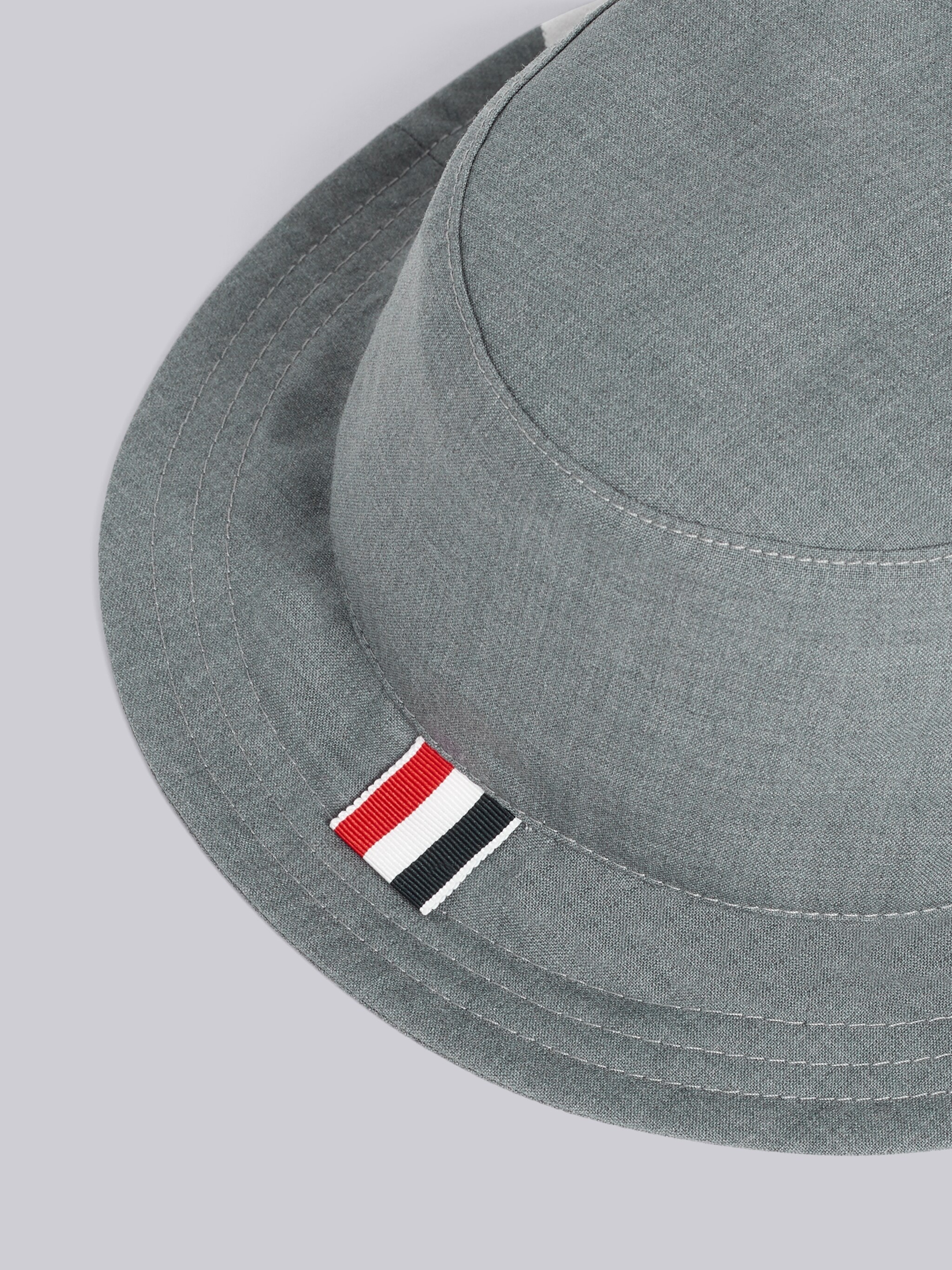 Medium Grey Classic 4-Bar Bucket Hat - 2