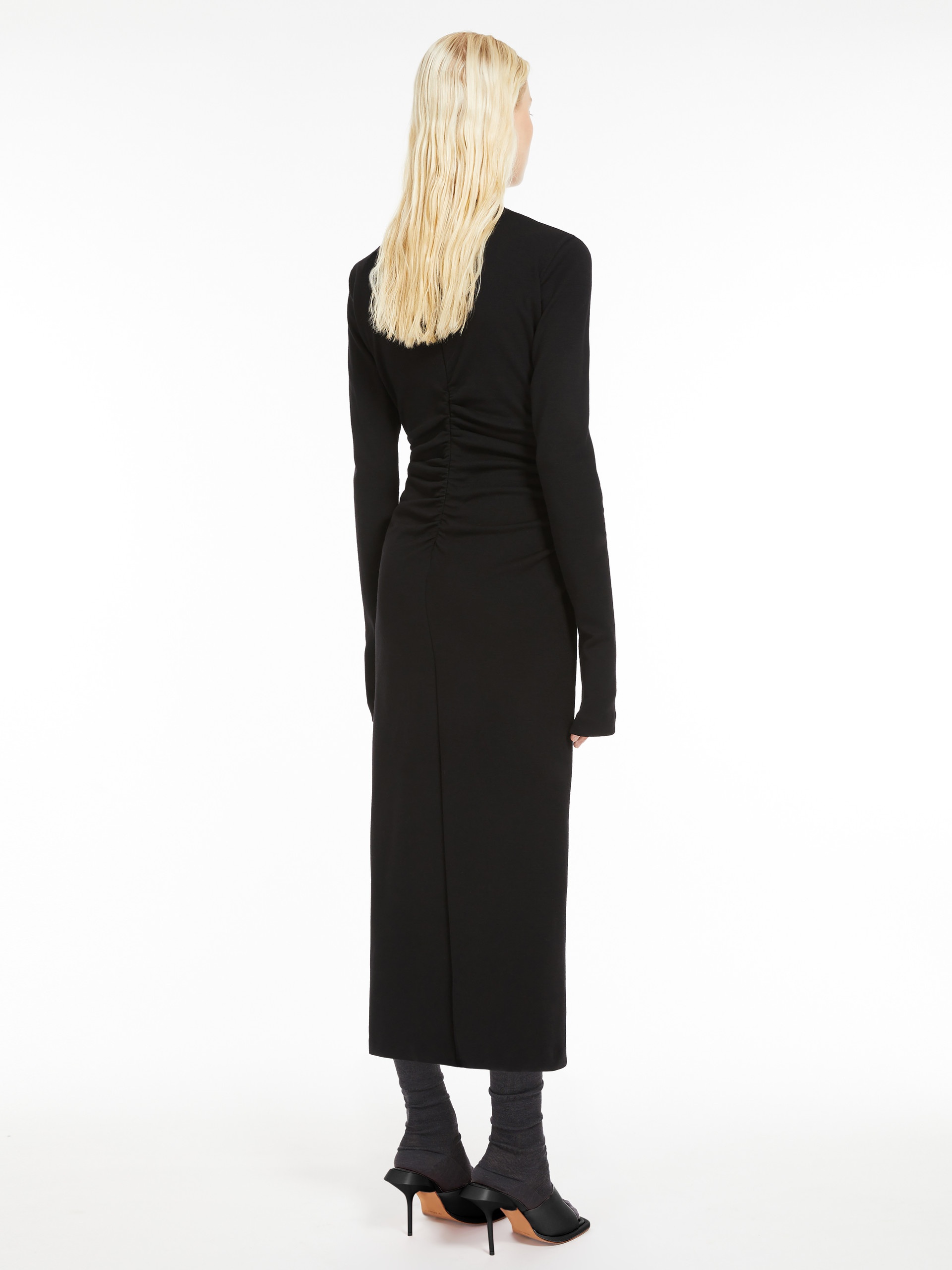 ACLINE Gathered jersey dress - 4