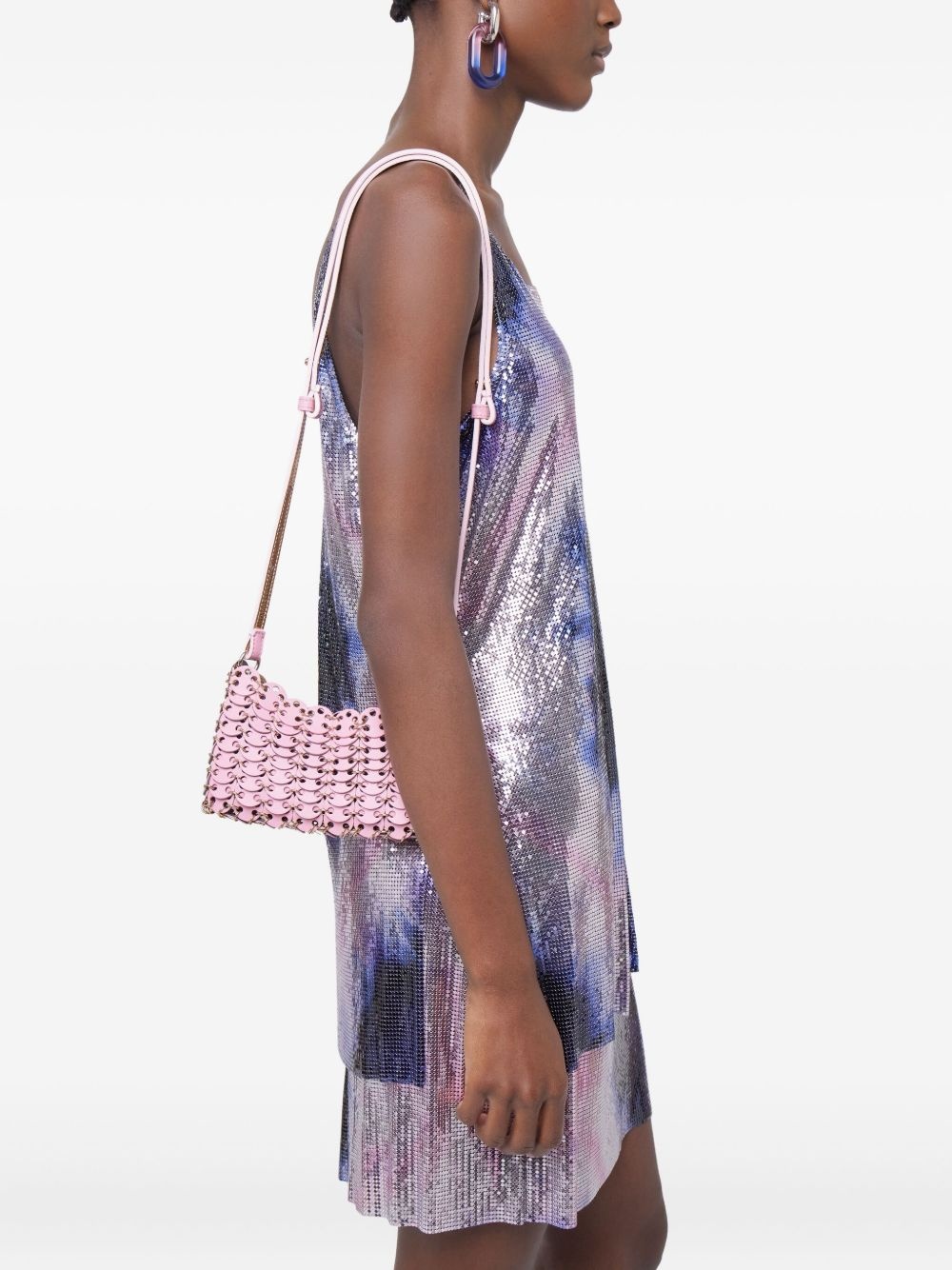chainmail-effect shoulder bag - 2