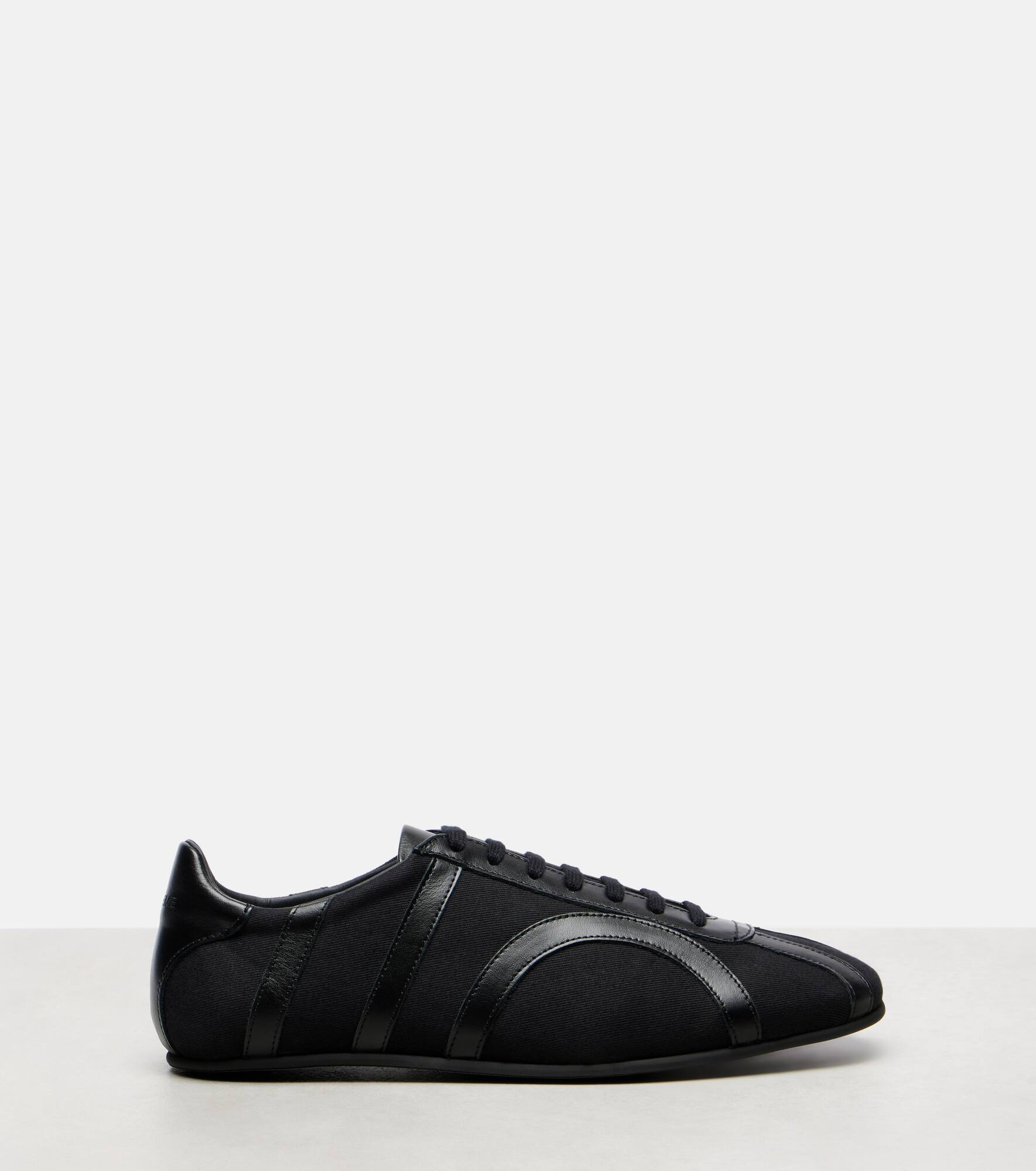 Leather-trimmed sneakers - 4