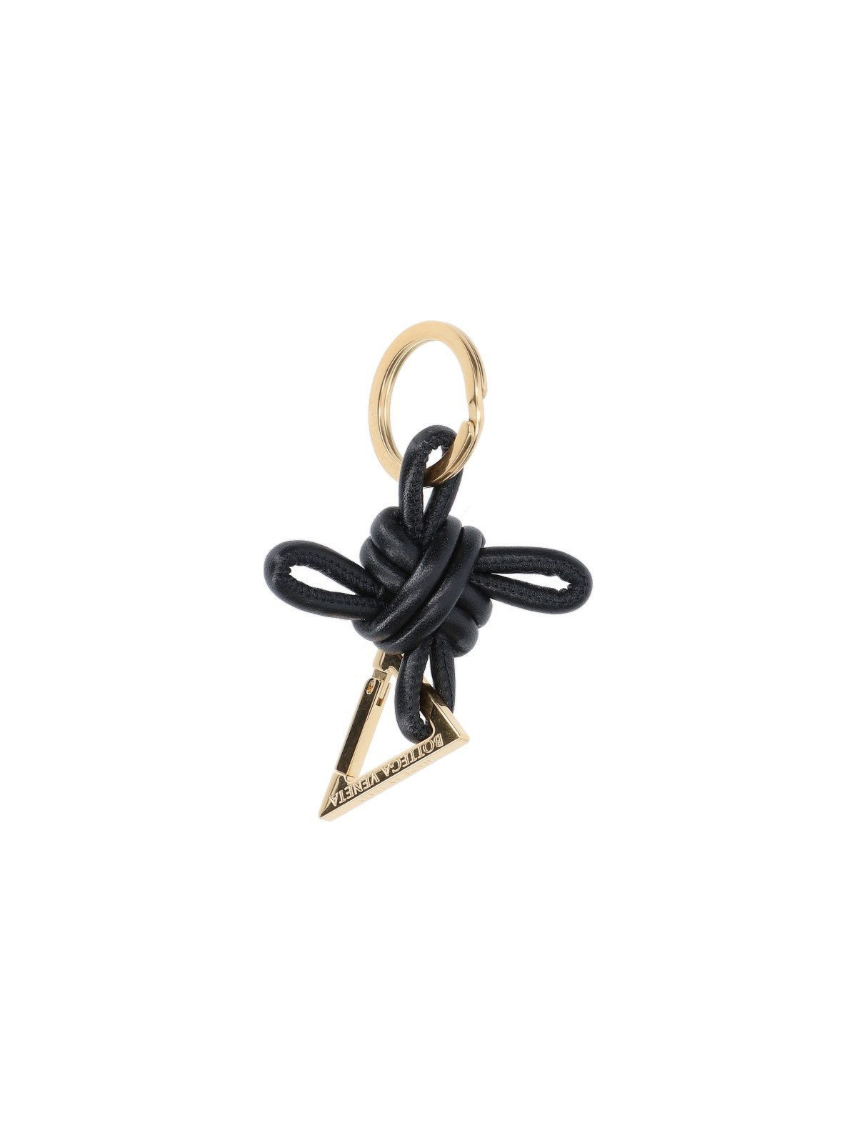 ★BOTTEGA VENETA★ Triangle Keyring Black 619100V00508425 61 Bottega Veneta® Women's Triangle Key Ring in Black. Shop