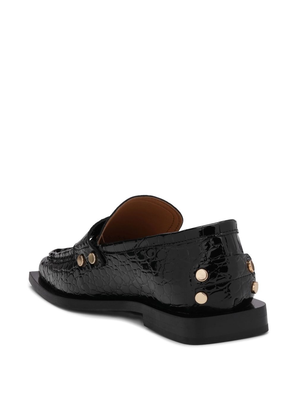 square-toe loafers - 3