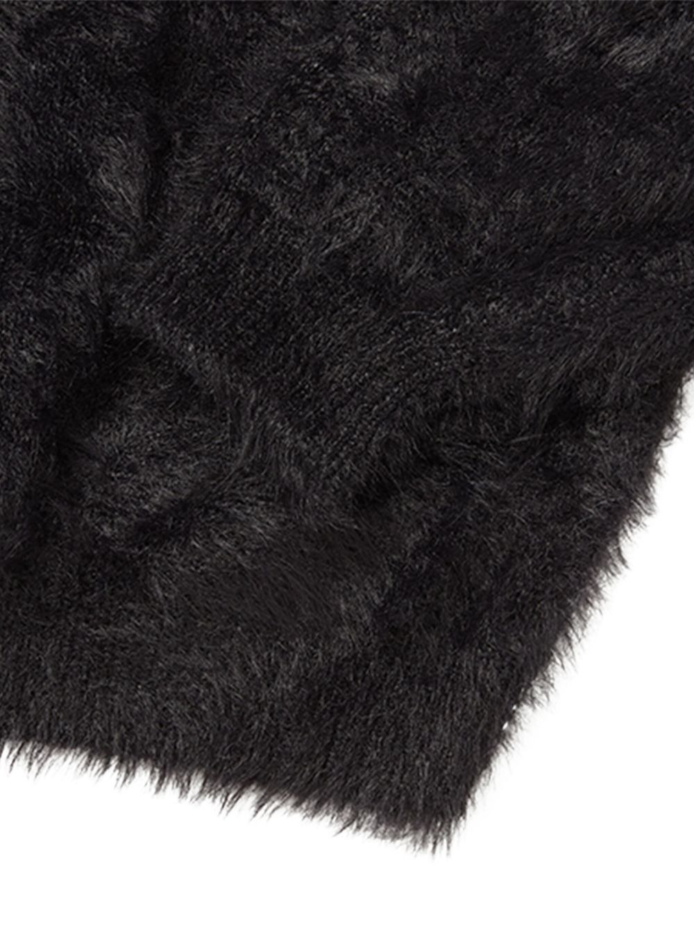 Sword faux-fur hoodie - 6