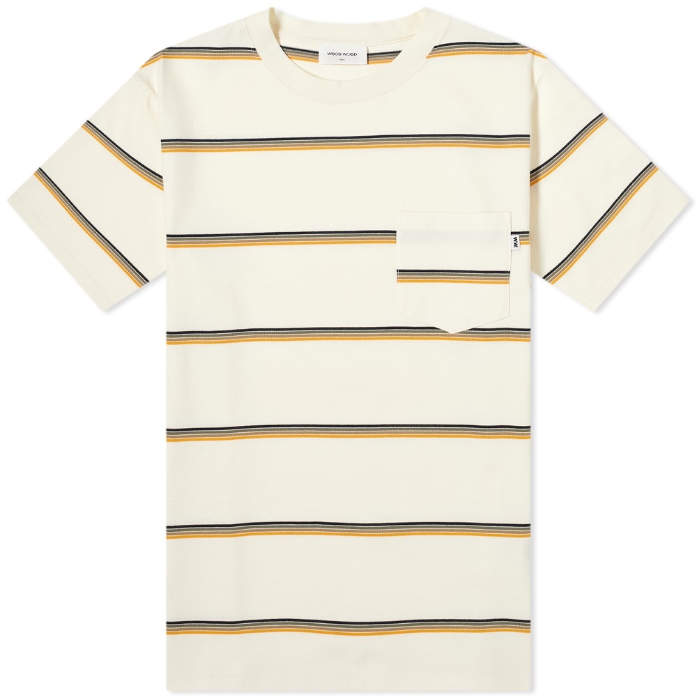 Wood Wood Bobby Striped Pocket Tee - 1