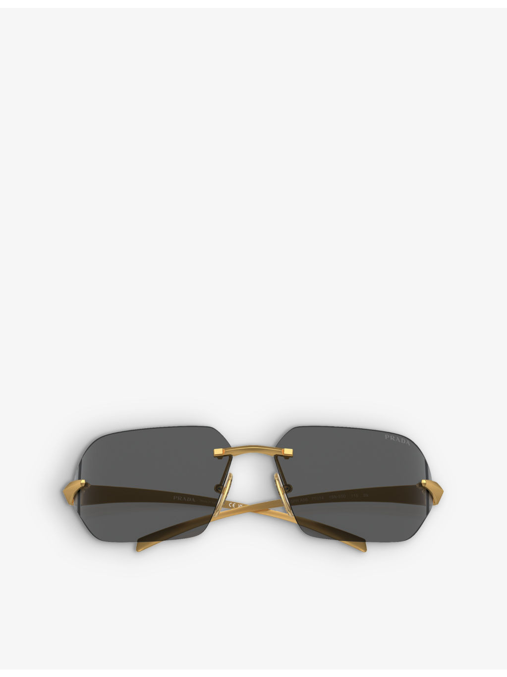 PR A56S irregular-frame metal sunglasses - 5