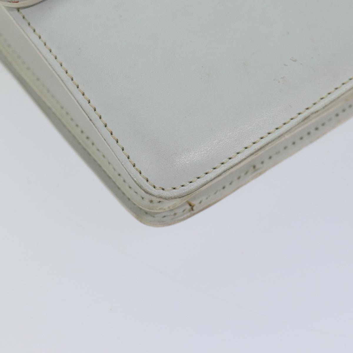 CELINE Hand Bag Leather White - 13