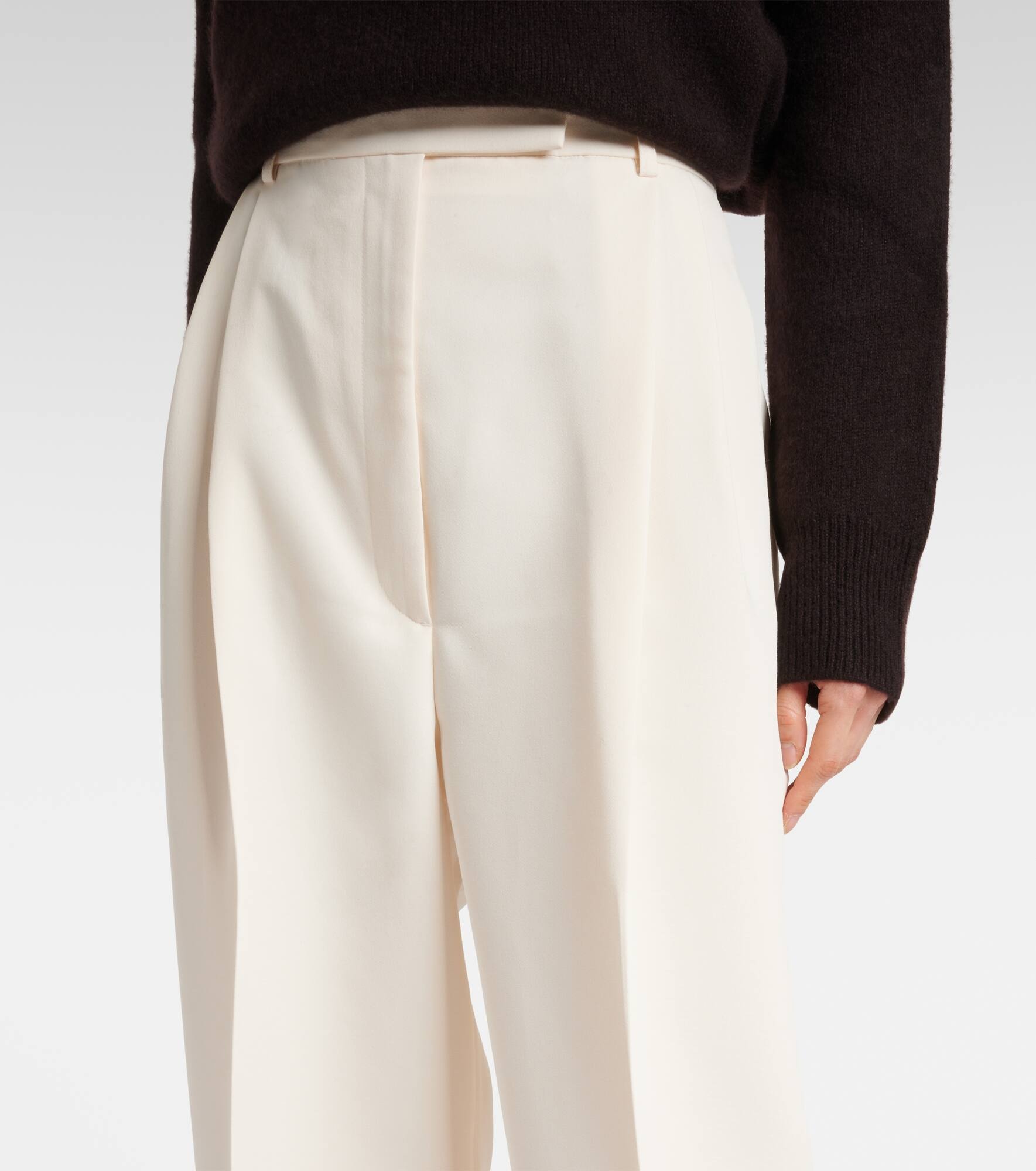 High-rise wide leg pants - 4