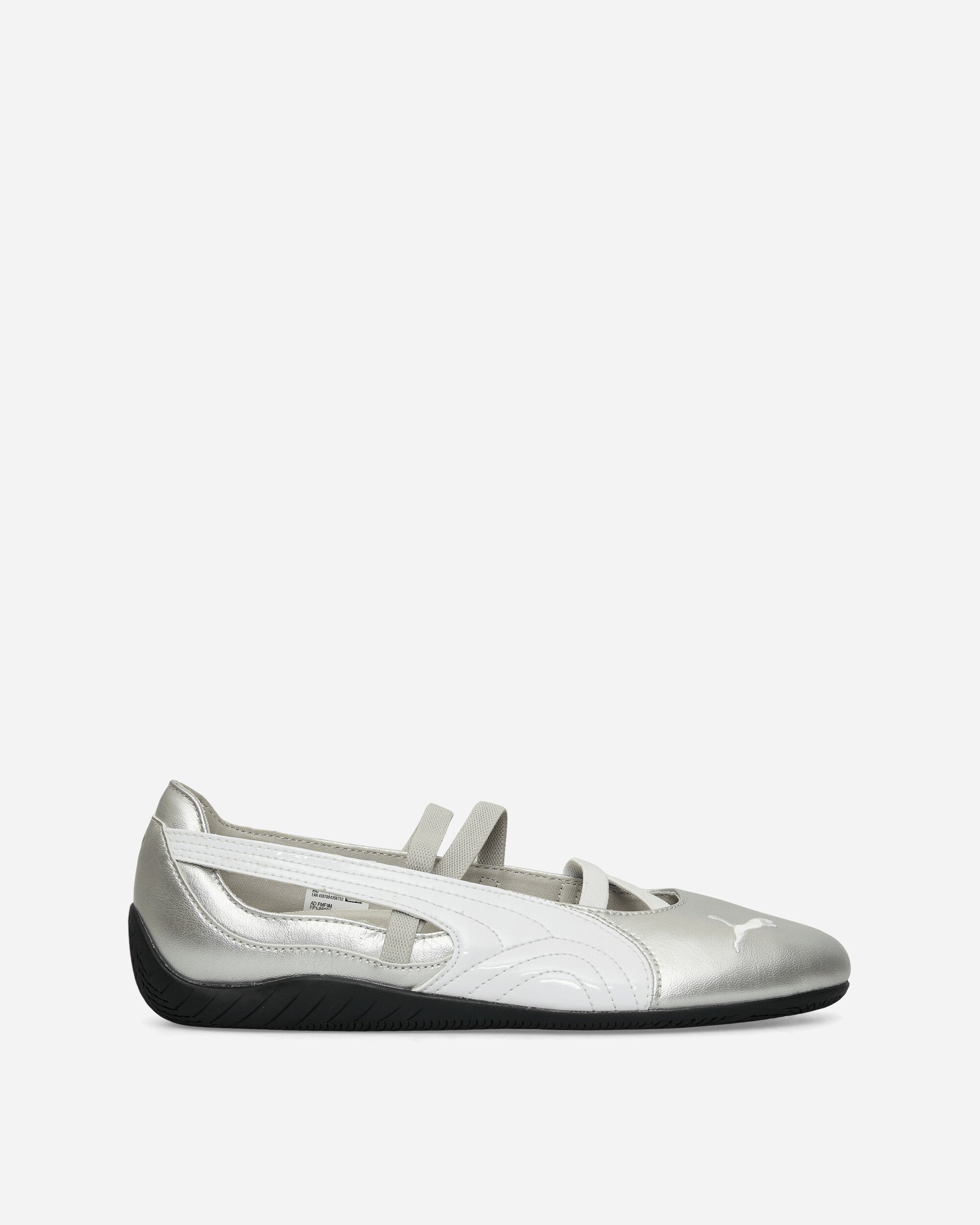 Women's Speedcat Ballet Metallic Shoes Silver / White - 1