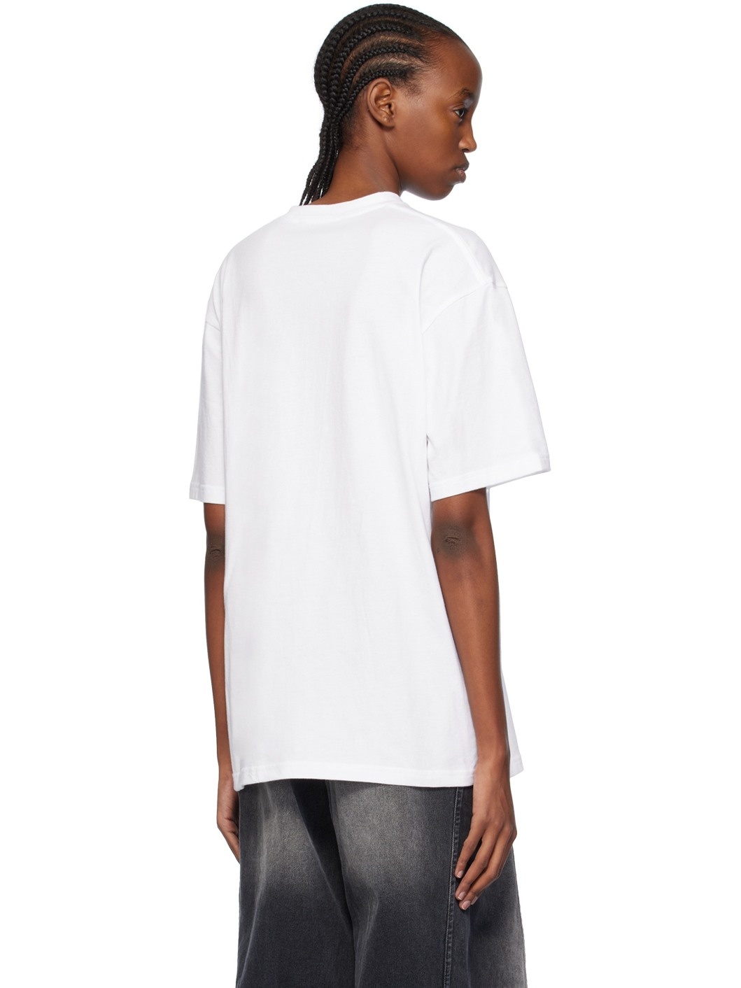 SSENSE Exclusive White Soulful Crying Girl T-Shirt - 3