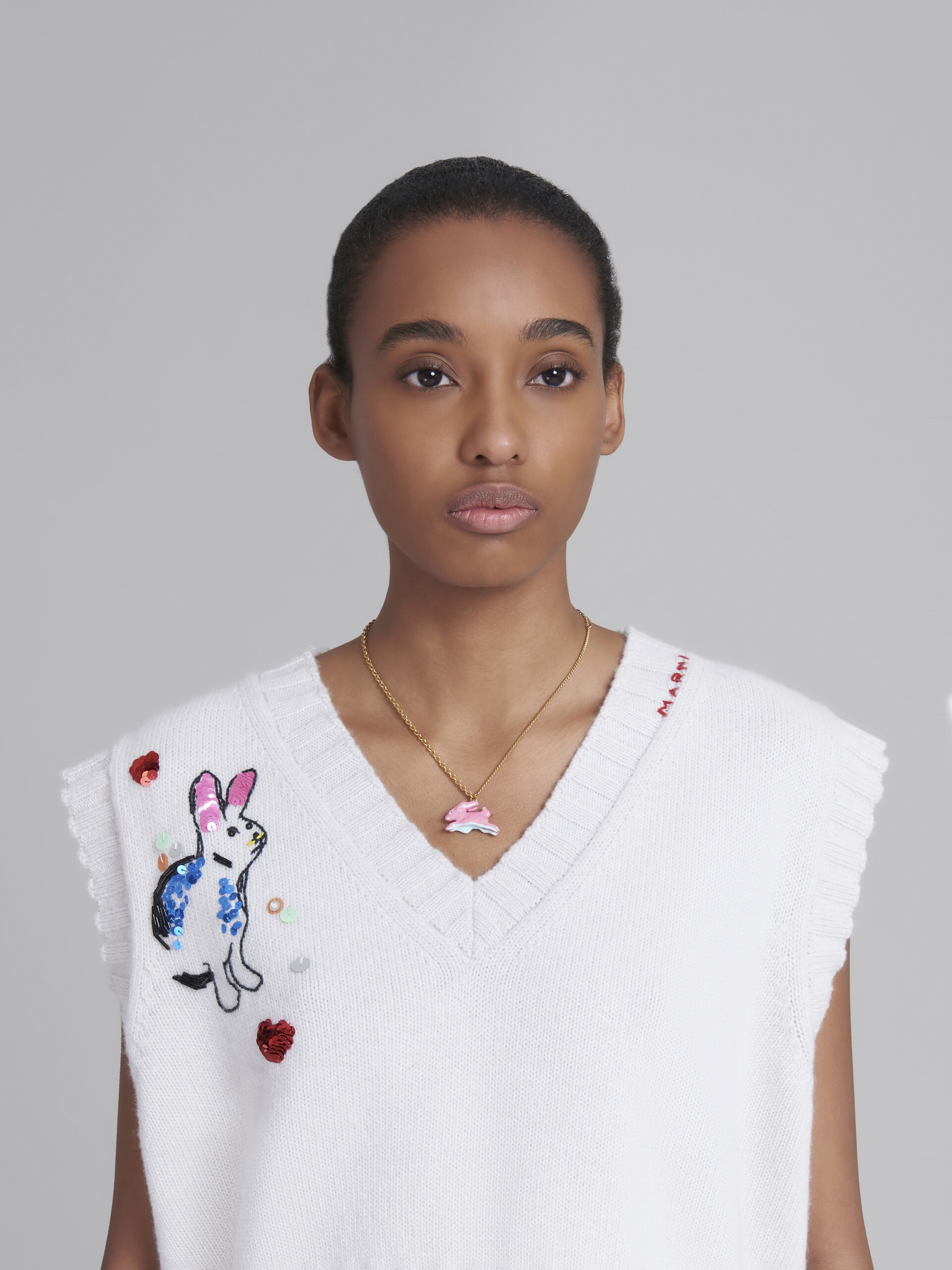 NECKLACE WITH RABBIT PENDANT - 2