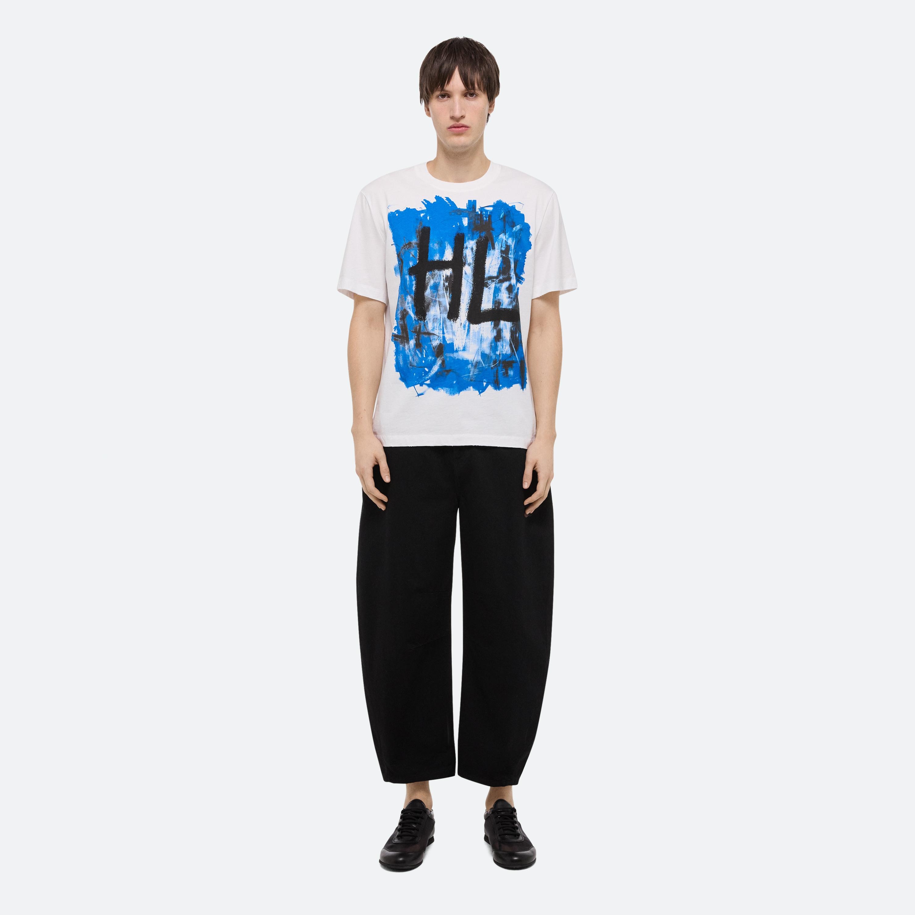 BLUE SCRIBBLE TEE - 3