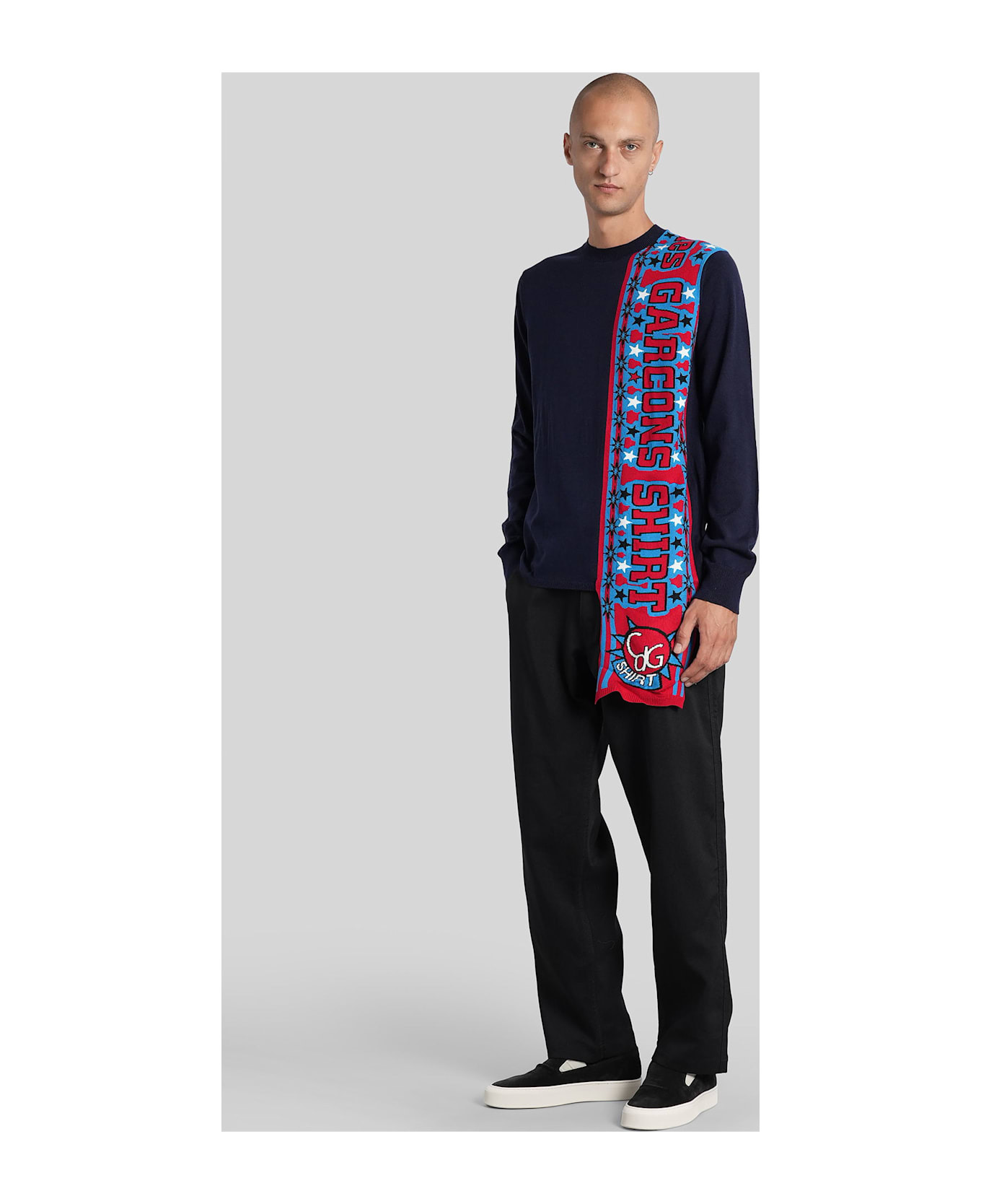 Knitwear In Blue Acrylic - 2